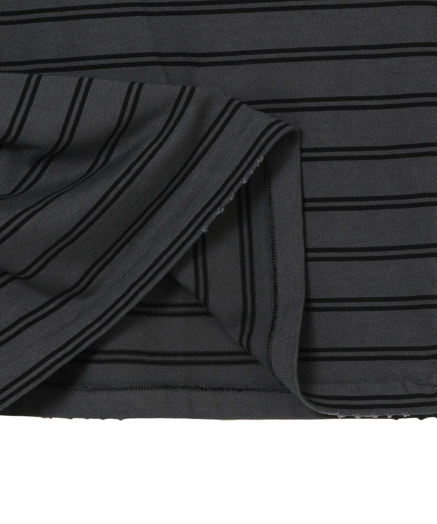 RESEARCHED TEE LS / COTTON BORDER JERSEY