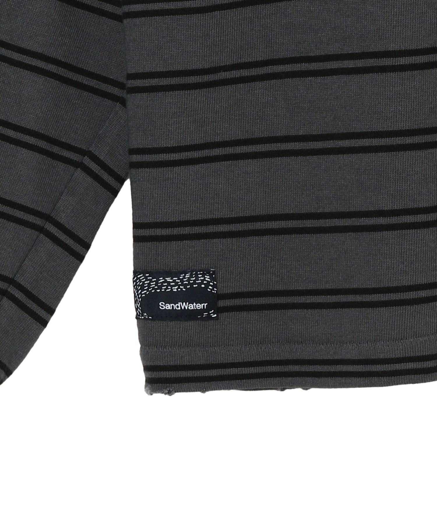 RESEARCHED TEE LS / COTTON BORDER JERSEY