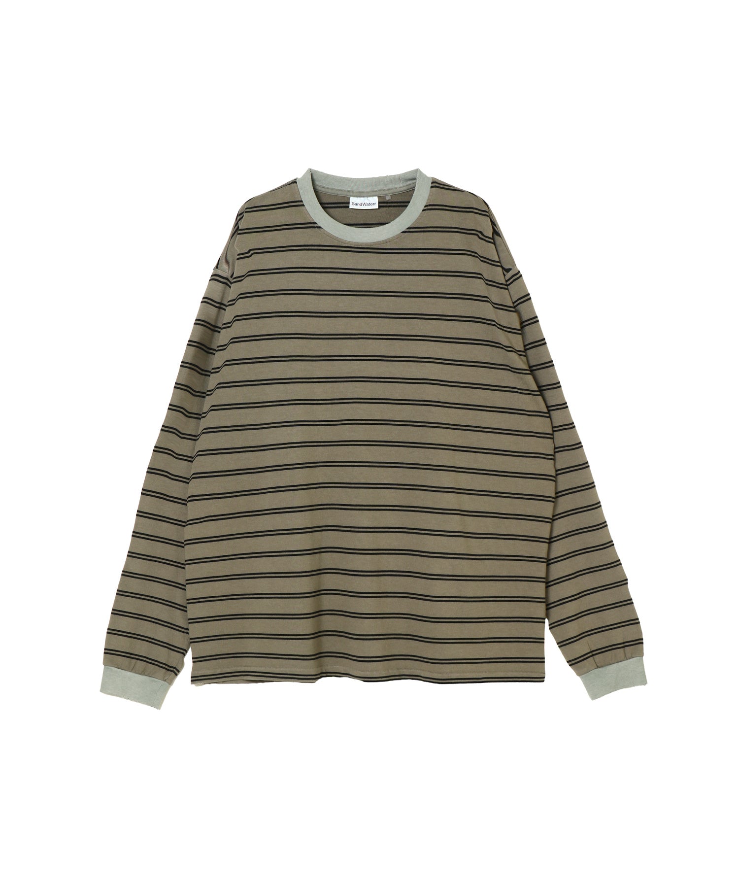 RESEARCHED TEE LS / COTTON BORDER JERSEY