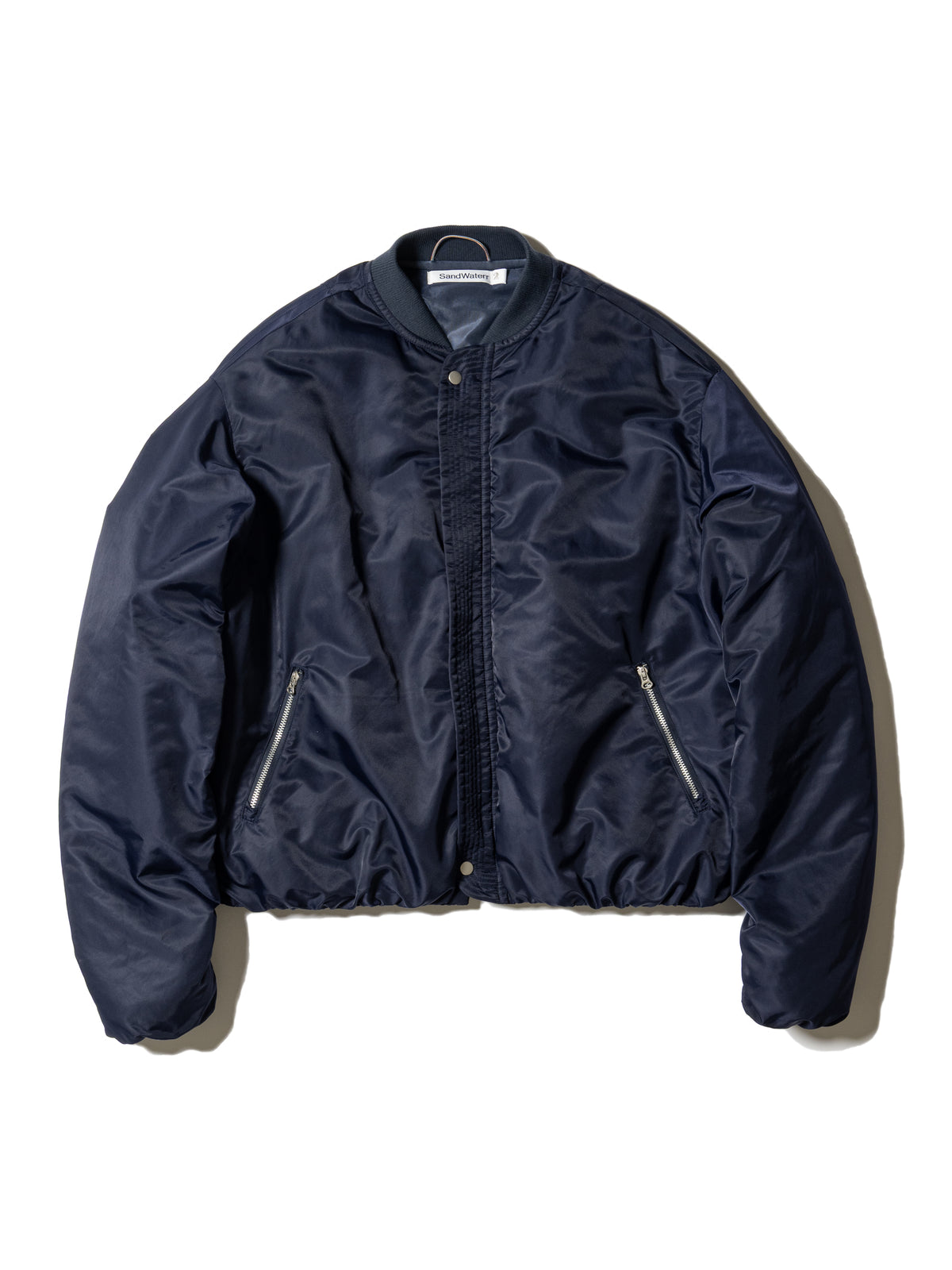 RESEARCHED PADDED BLOUSON / NYLON SATIN
