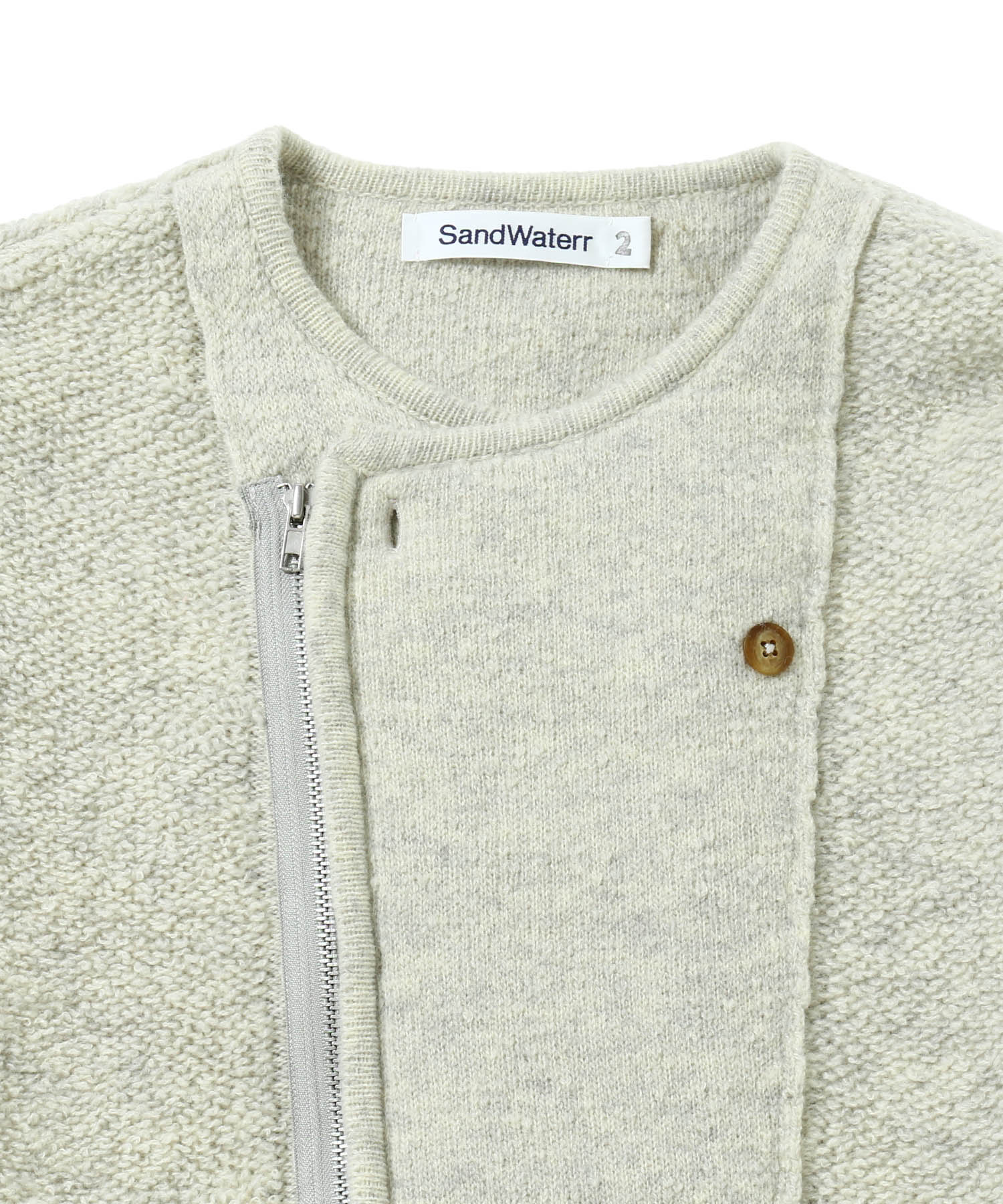 RESEARCHED CARDIGAN/LAMBS WOOL YAR