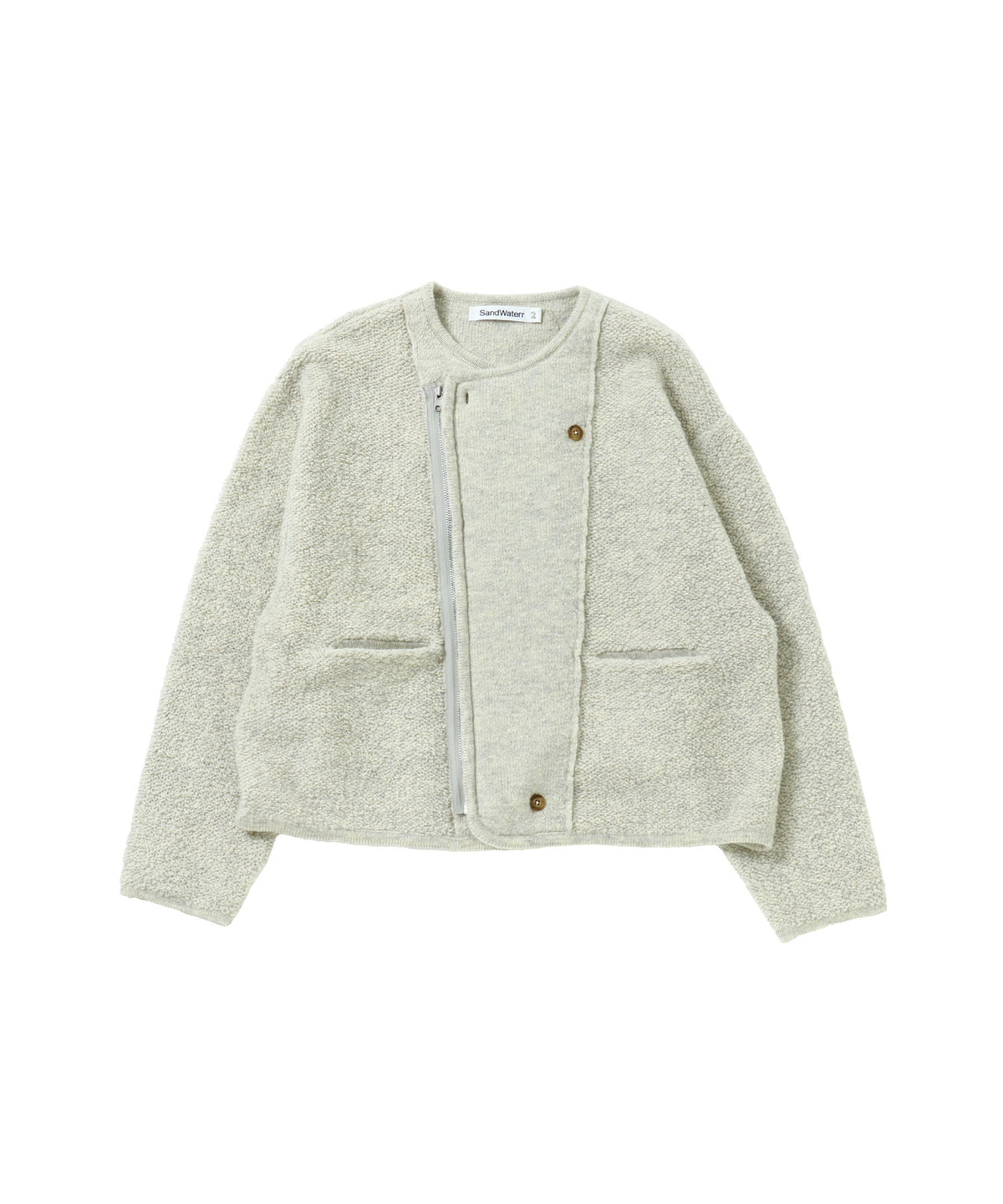 RESEARCHED CARDIGAN/LAMBS WOOL YAR