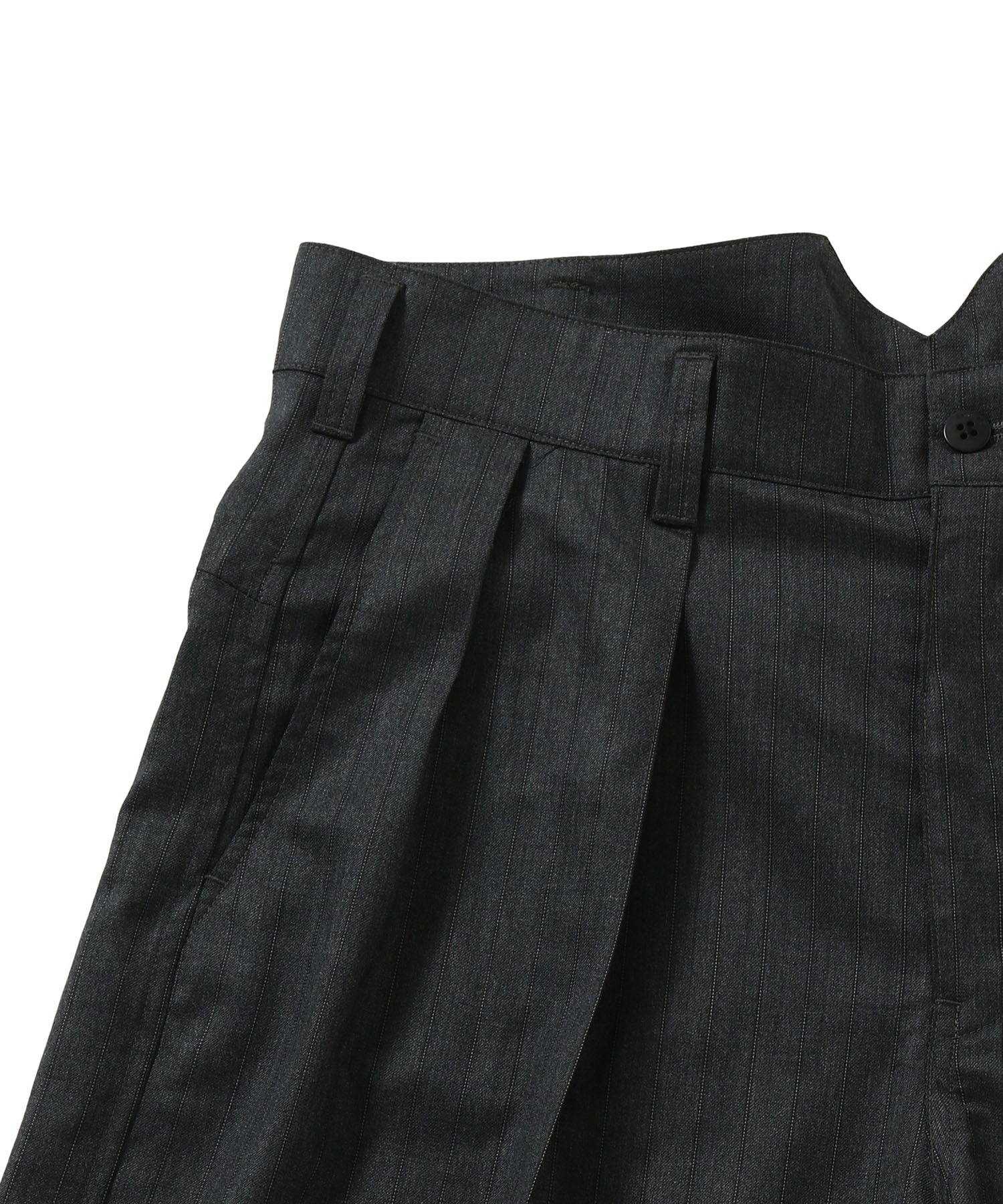 RESEARCHED 3/4 SLACKS / SUMMER WOOL SATIN