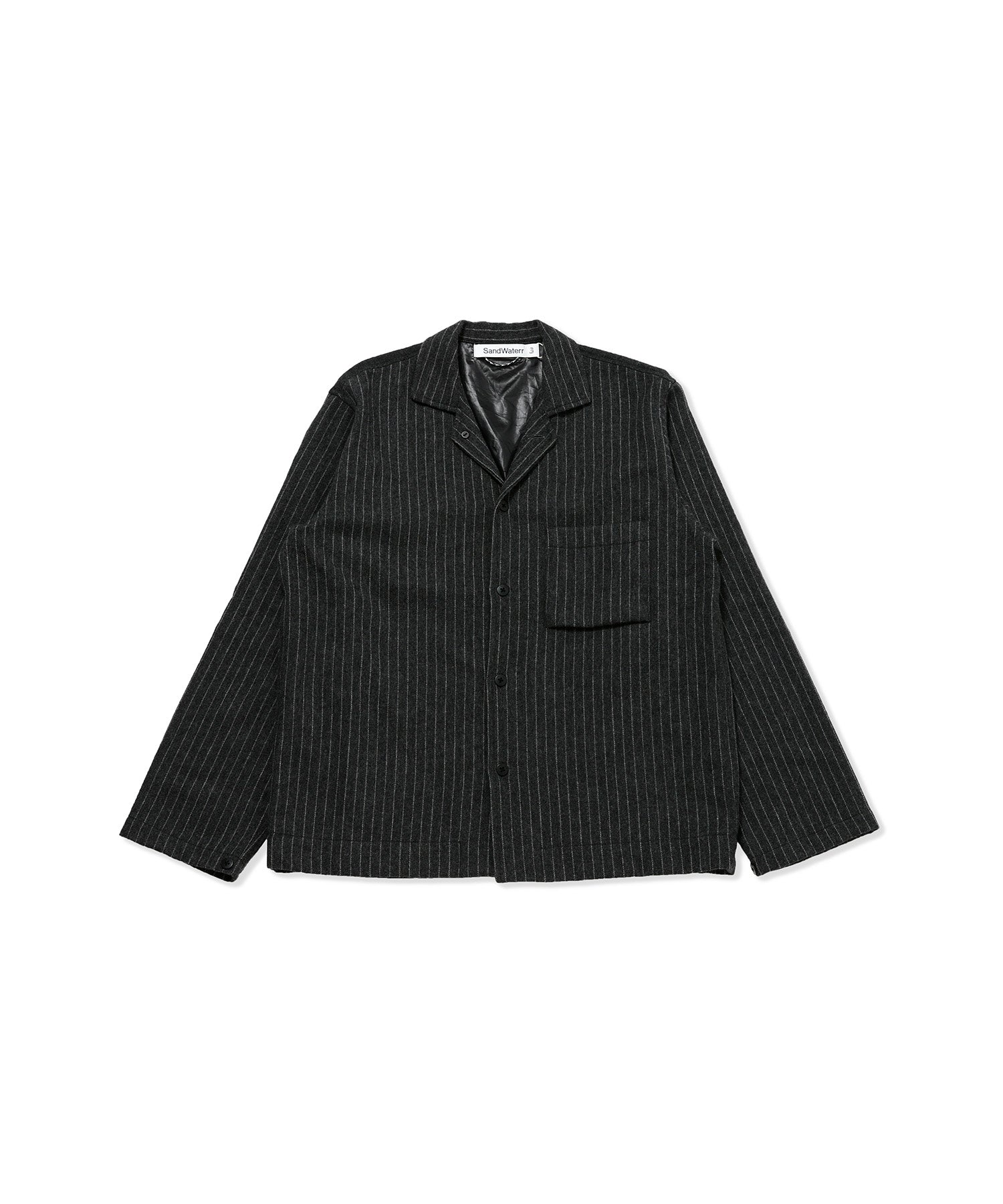 Researched Pajama Shirt / Eco Wool