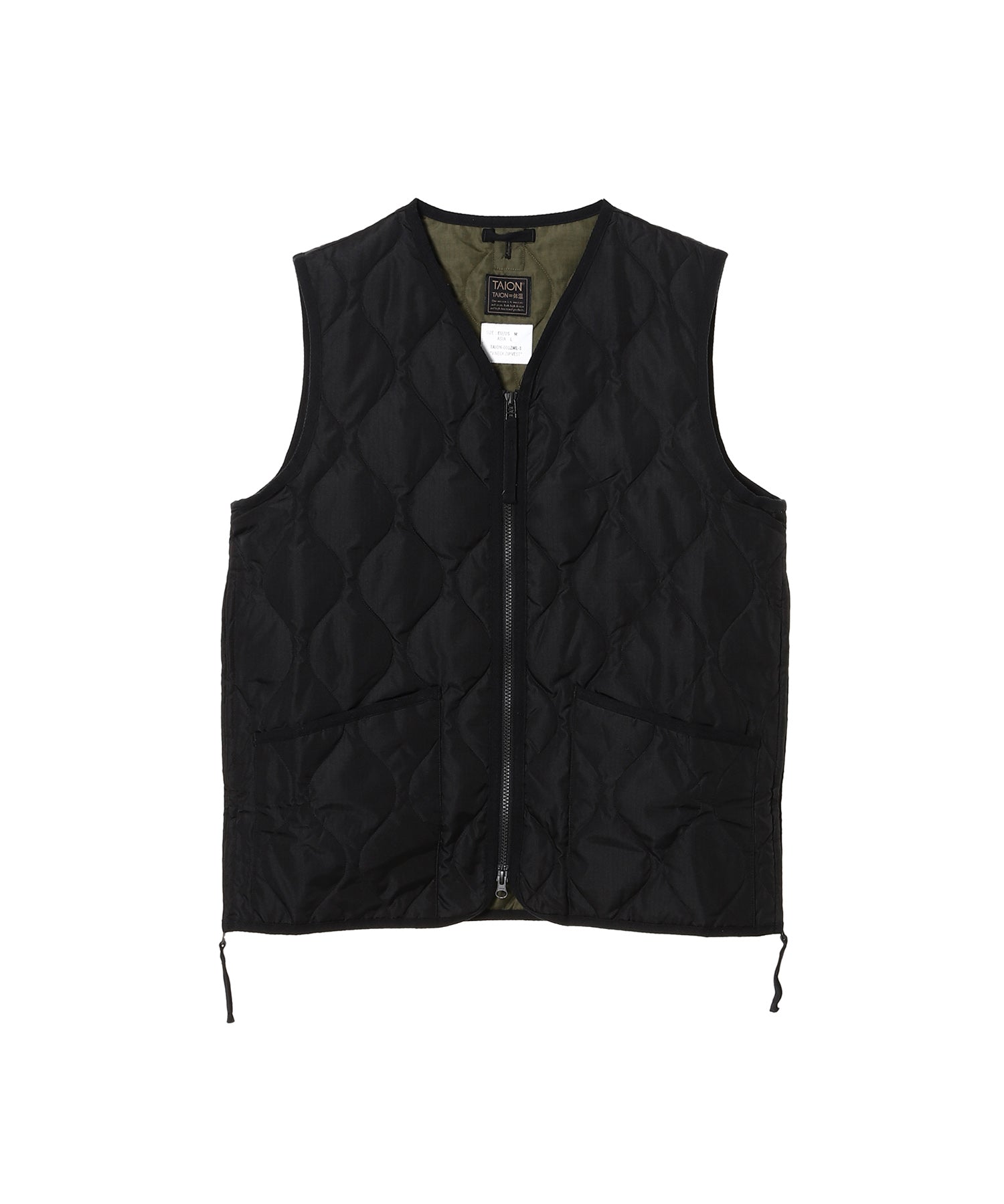 タイオン(TAION)｜Military W-Zip V Neck Down Vest｜公式通販｜FIGURE