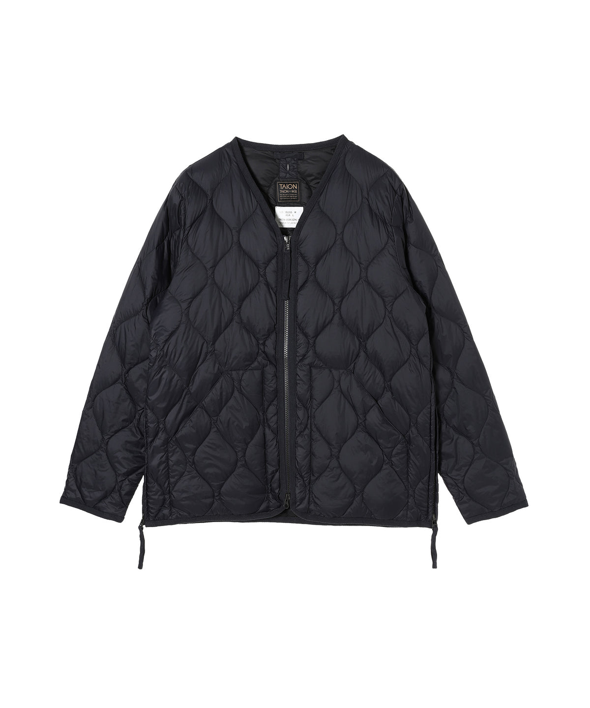 MILITARY V NECK WーZIP DOWN JKT