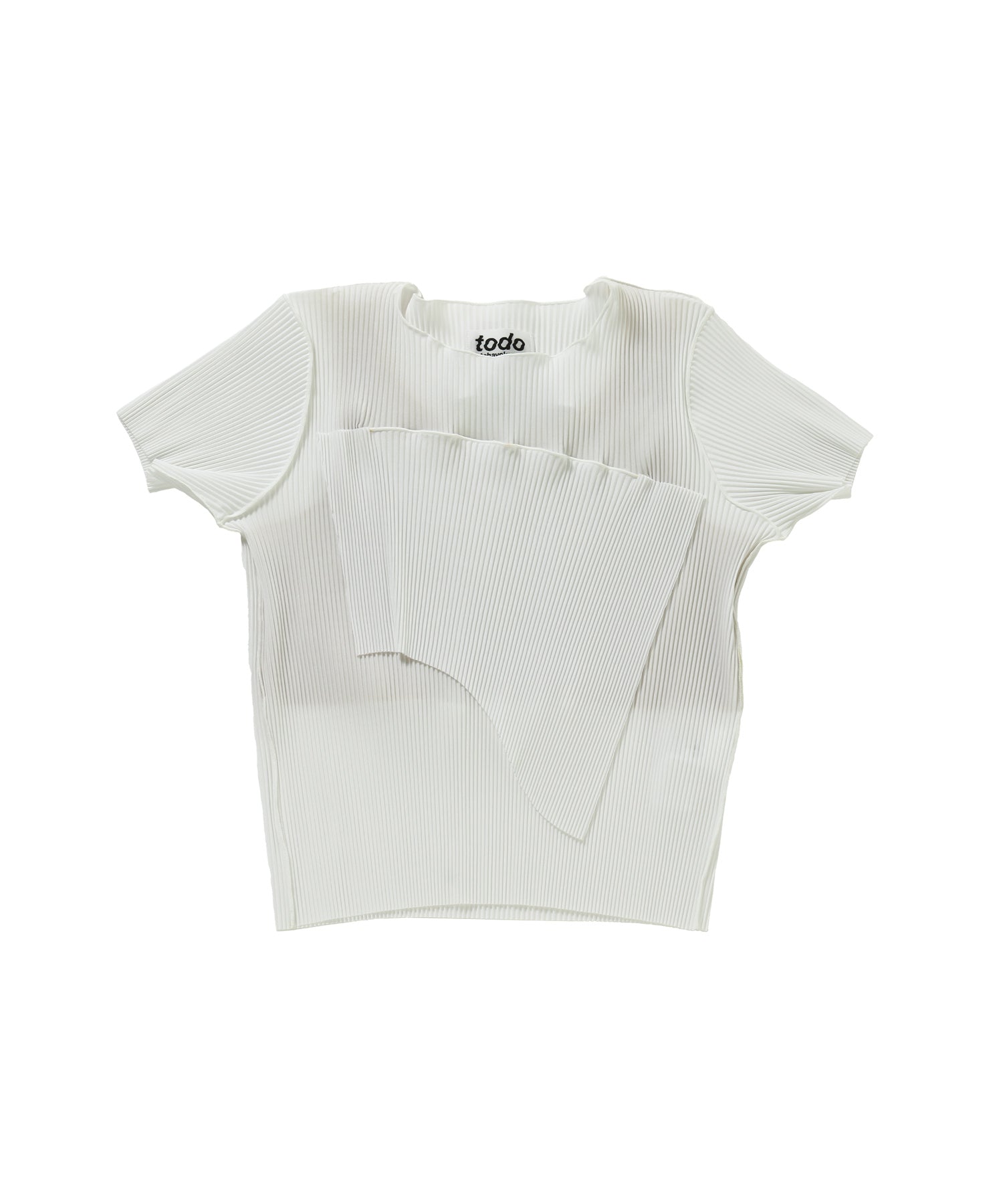 PEEPHOLE-BACK SHORT SLEEVE TOP