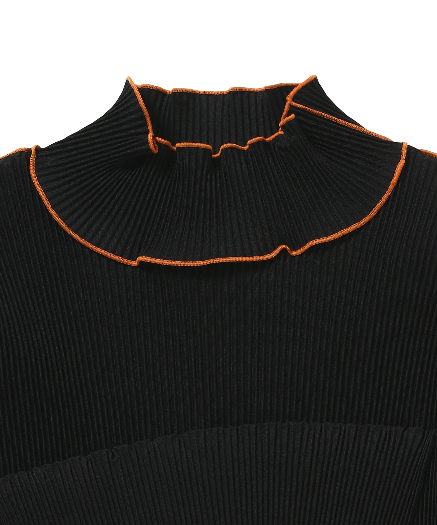 TD WAVE LONG SLEEVE TOP HIGH NECK TYPE