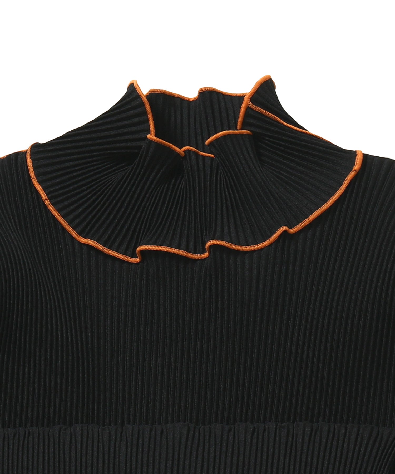 TD WAVE LONG SLEEVE DRESS HIGH NECK TYPE