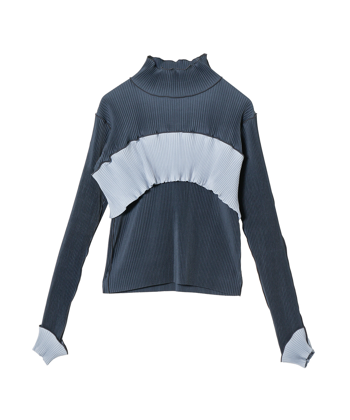 Bustier High Neck Top