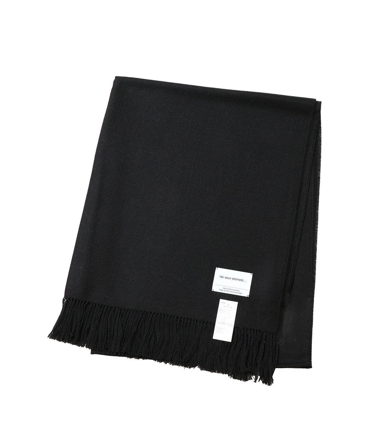 Non Brushed Large Stole Twisted Fringes