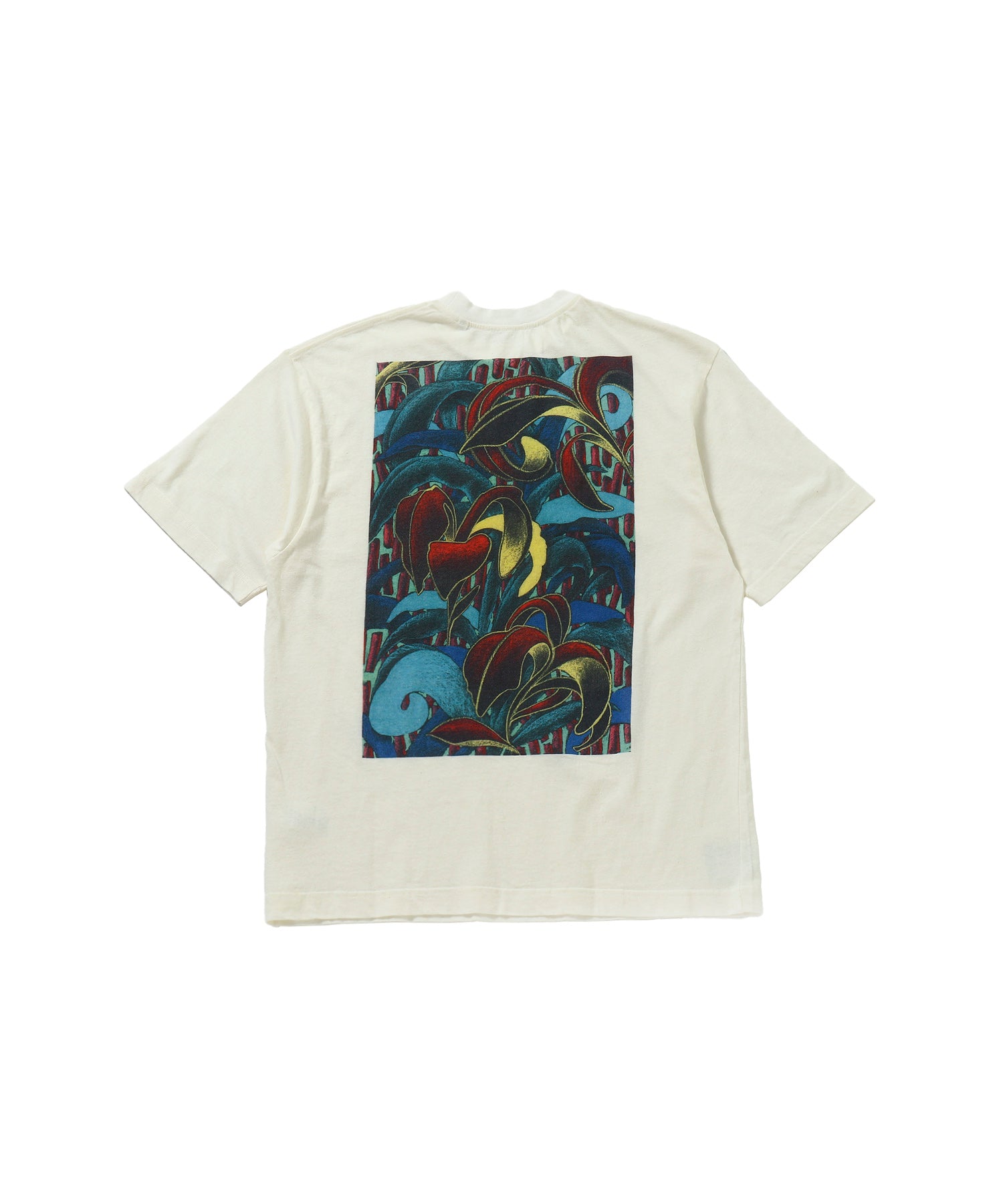 Organic Cotton and Hemp T-shirt "Pistachio Hana-bi"