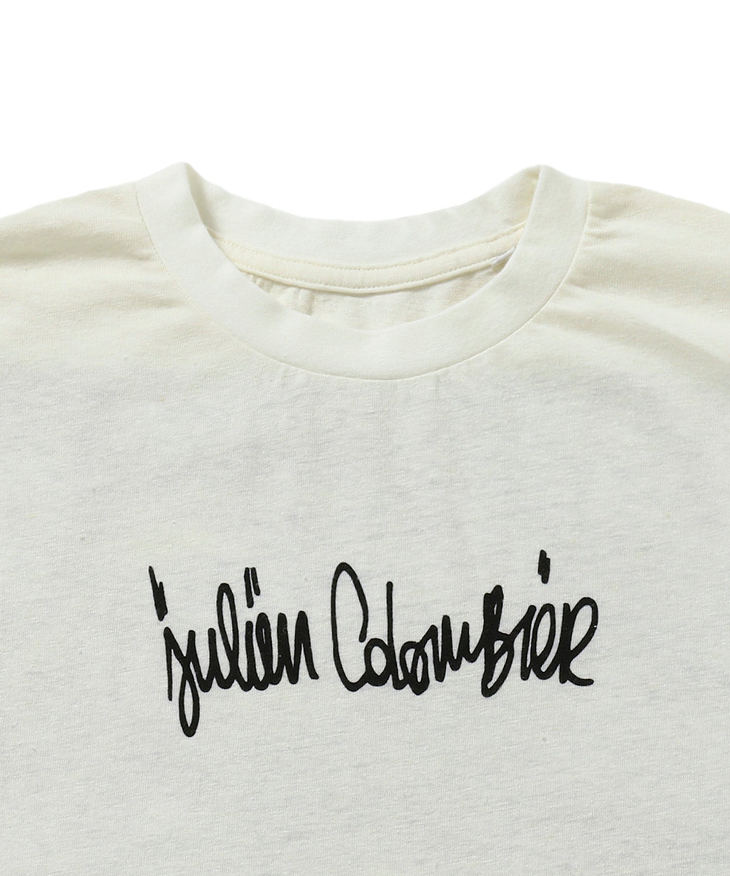 Organic Cotton and Hemp T-shirt "Pistachio Hana-bi"