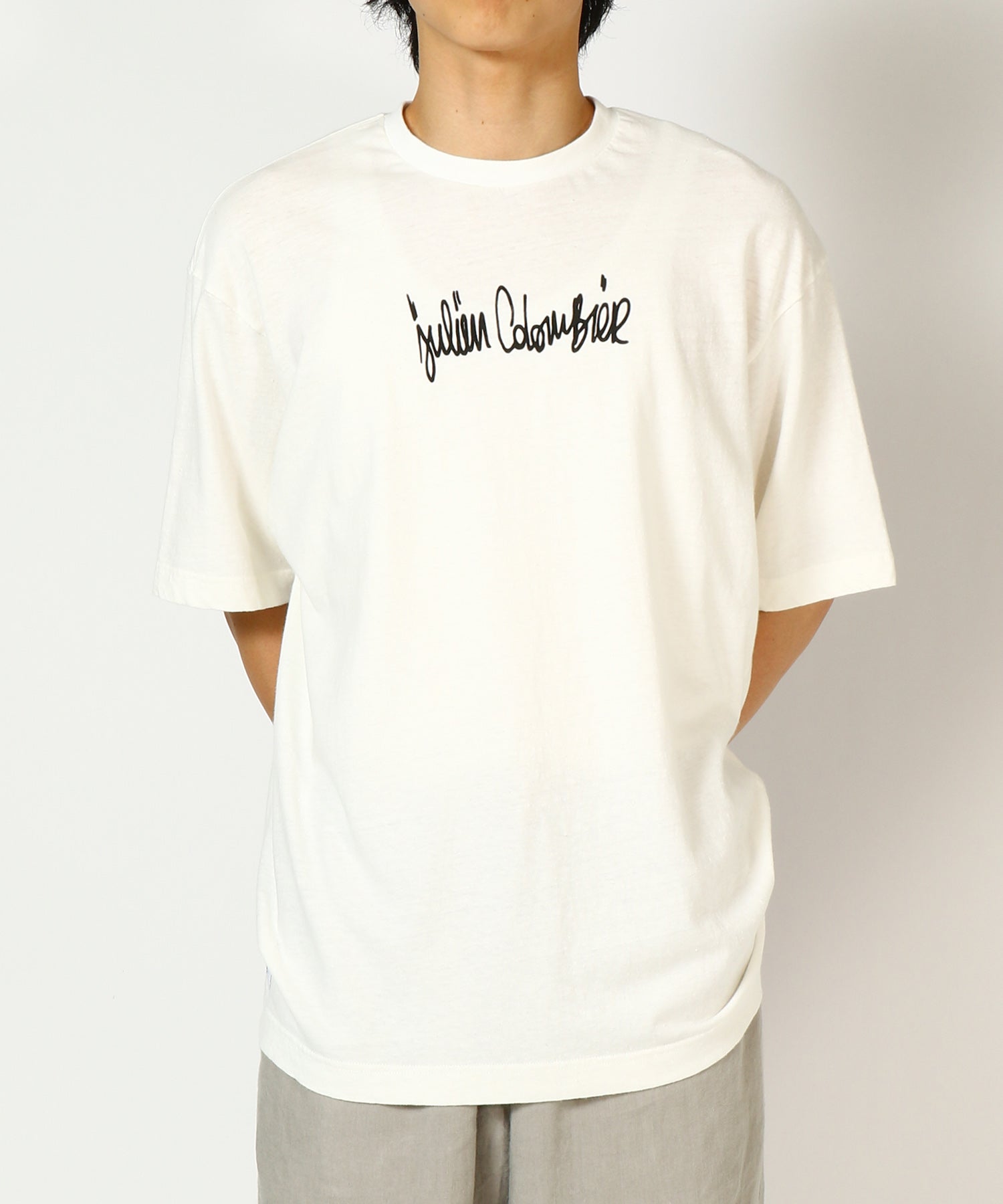 Organic Cotton and Hemp T-shirt "Pistachio Hana-bi"