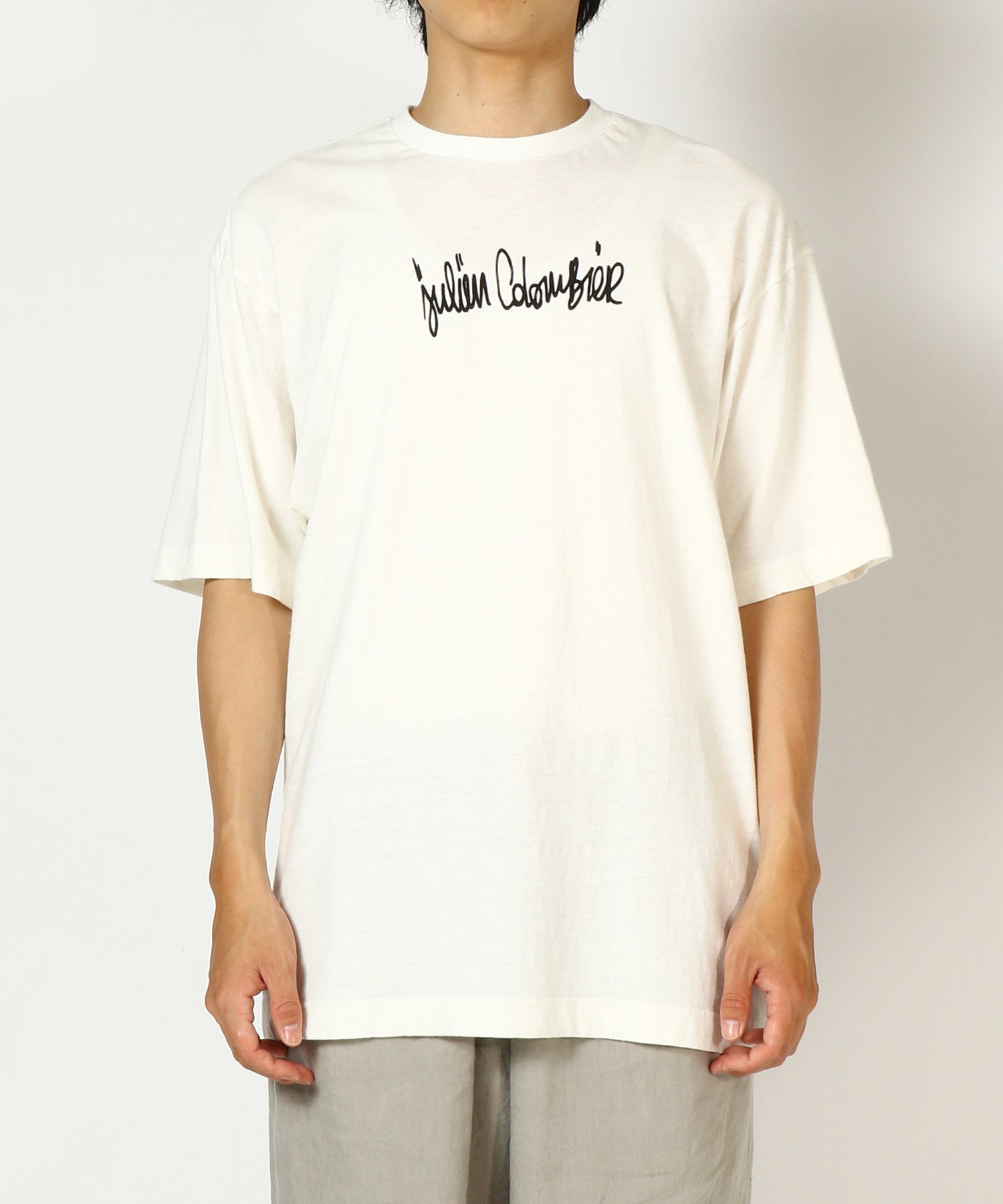 Organic Cotton and Hemp T-shirt "Pistachio Hana-bi"