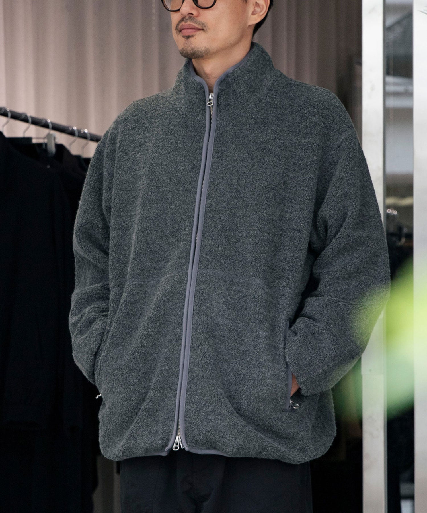 Unlikely Bear Stand Jacket　サイズL Unlikely Bear Stand Jacket - Unlikely (アンライクリー
