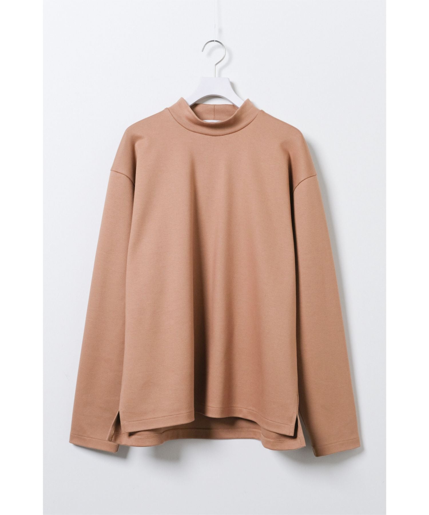 Smooth Mock Turtle Neck T-Shirt