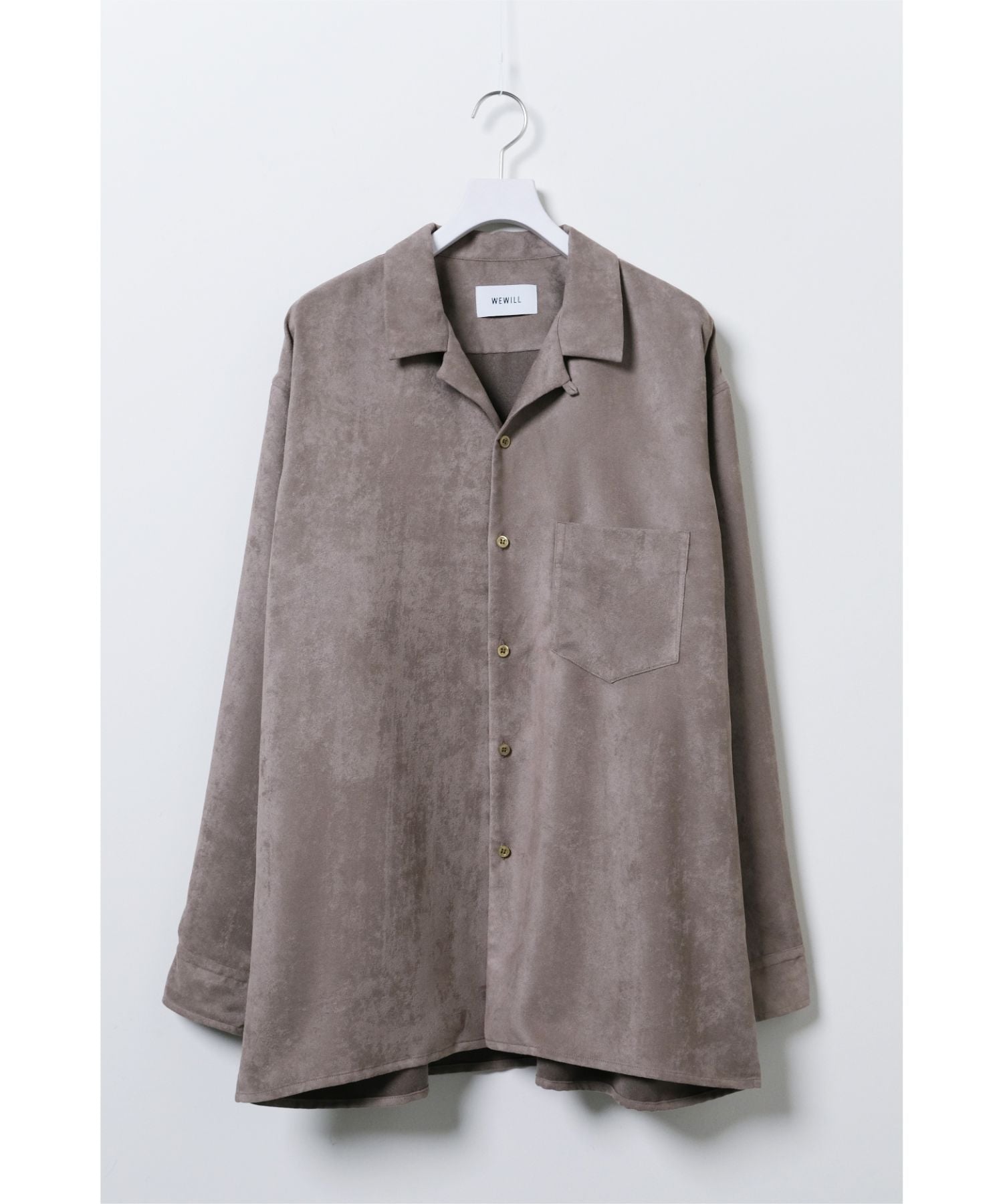 LS Open Collar Dt Shirt