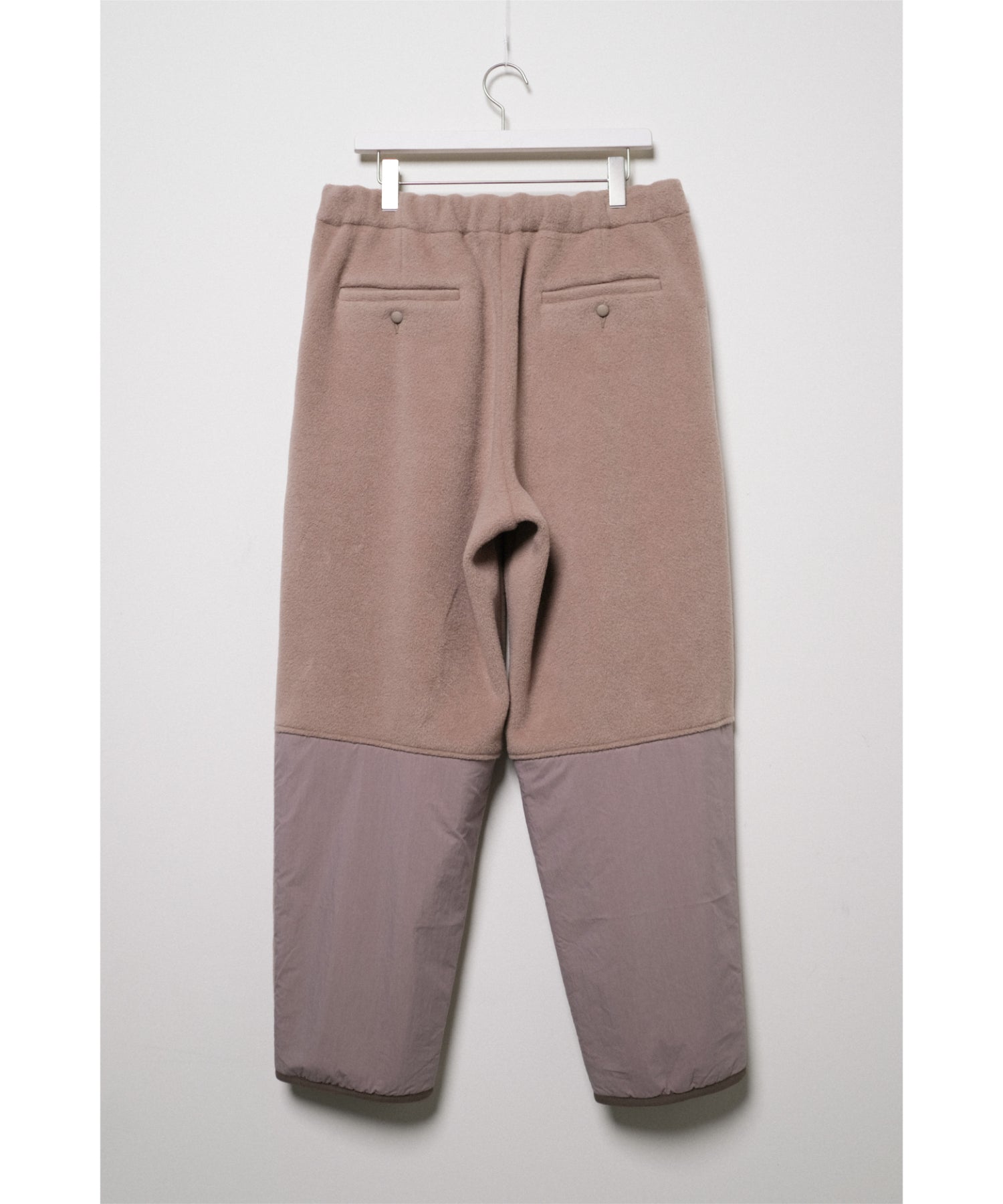 PATCHED FLEECE PANTS