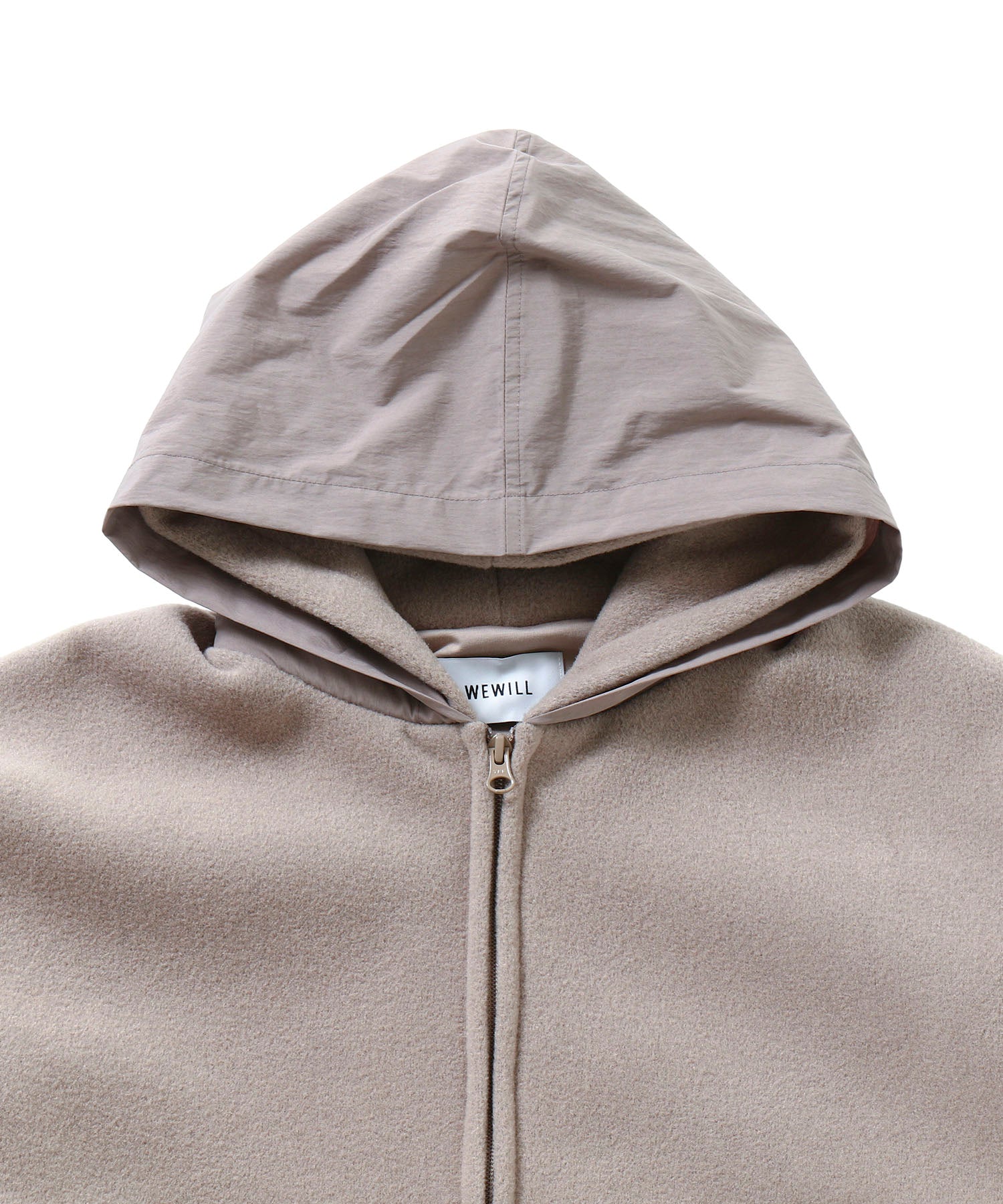 HOODED FLEECE JACKET