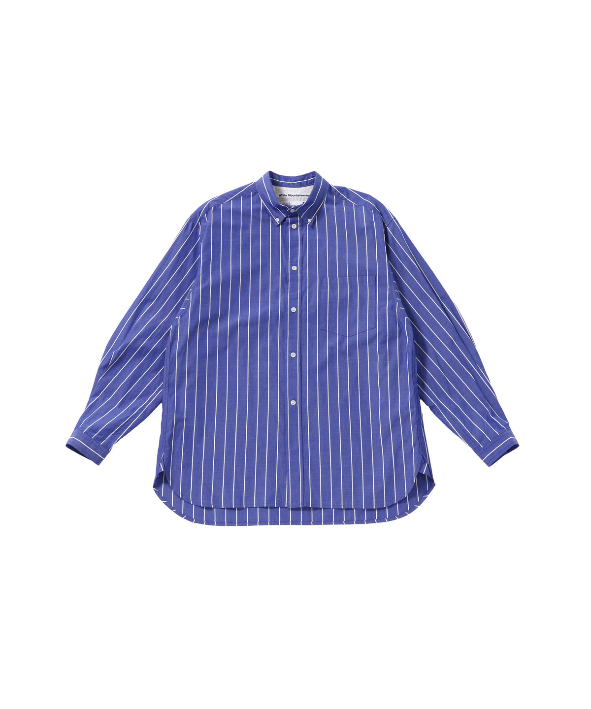 MID GUSSET SLEEVE STRIPE BUTTON SHIRT