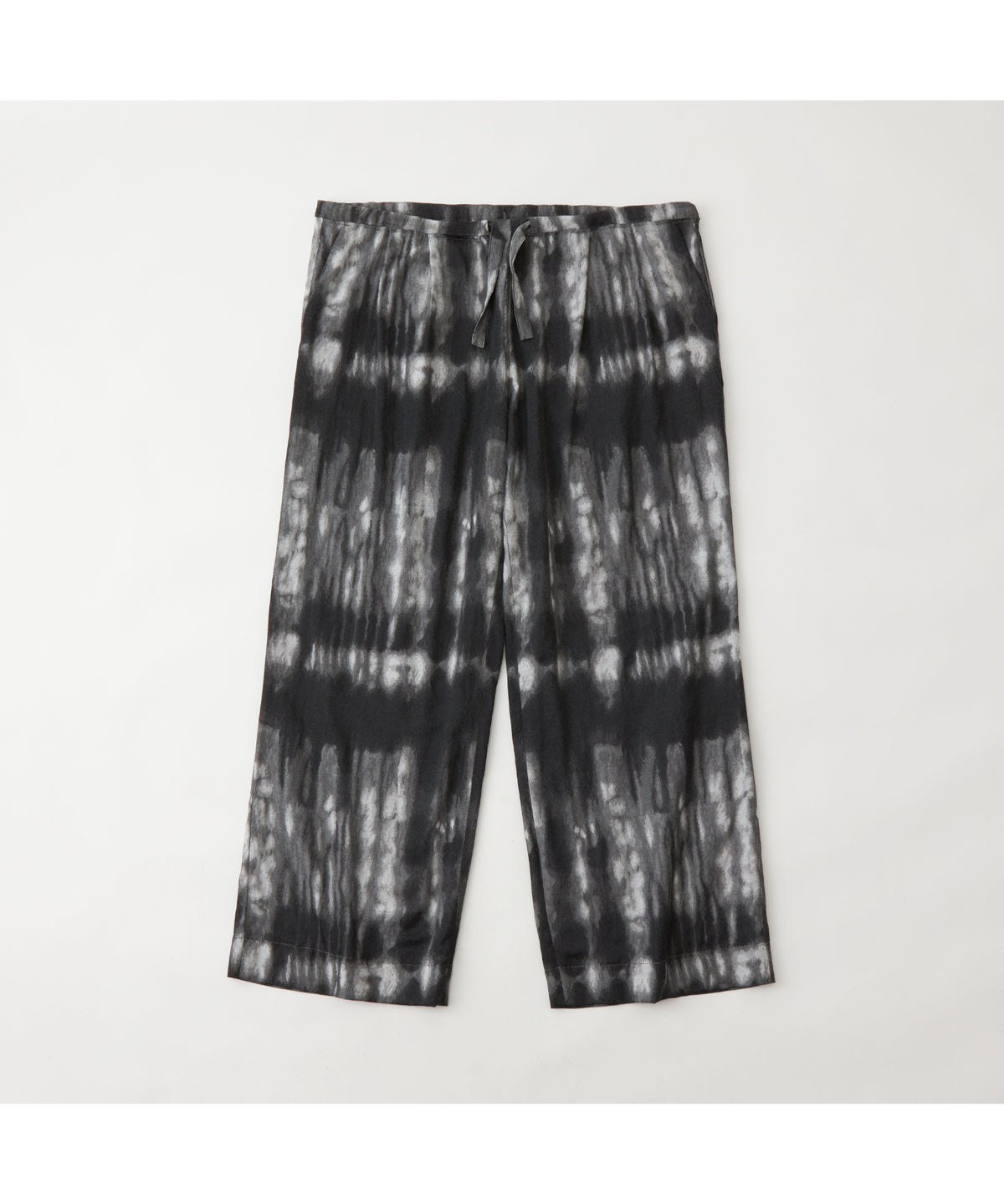 CAMO JACQUARD 2 TUCK WIDE PANTS