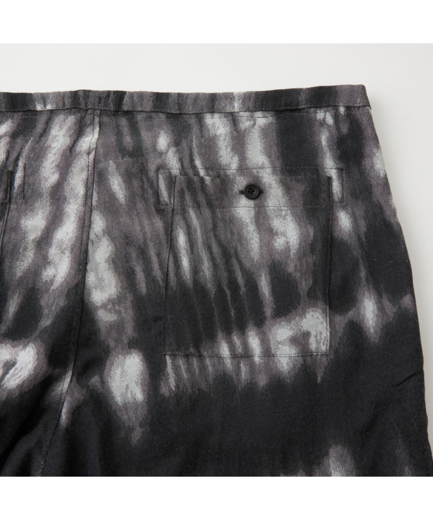 CAMO JACQUARD 2 TUCK WIDE PANTS