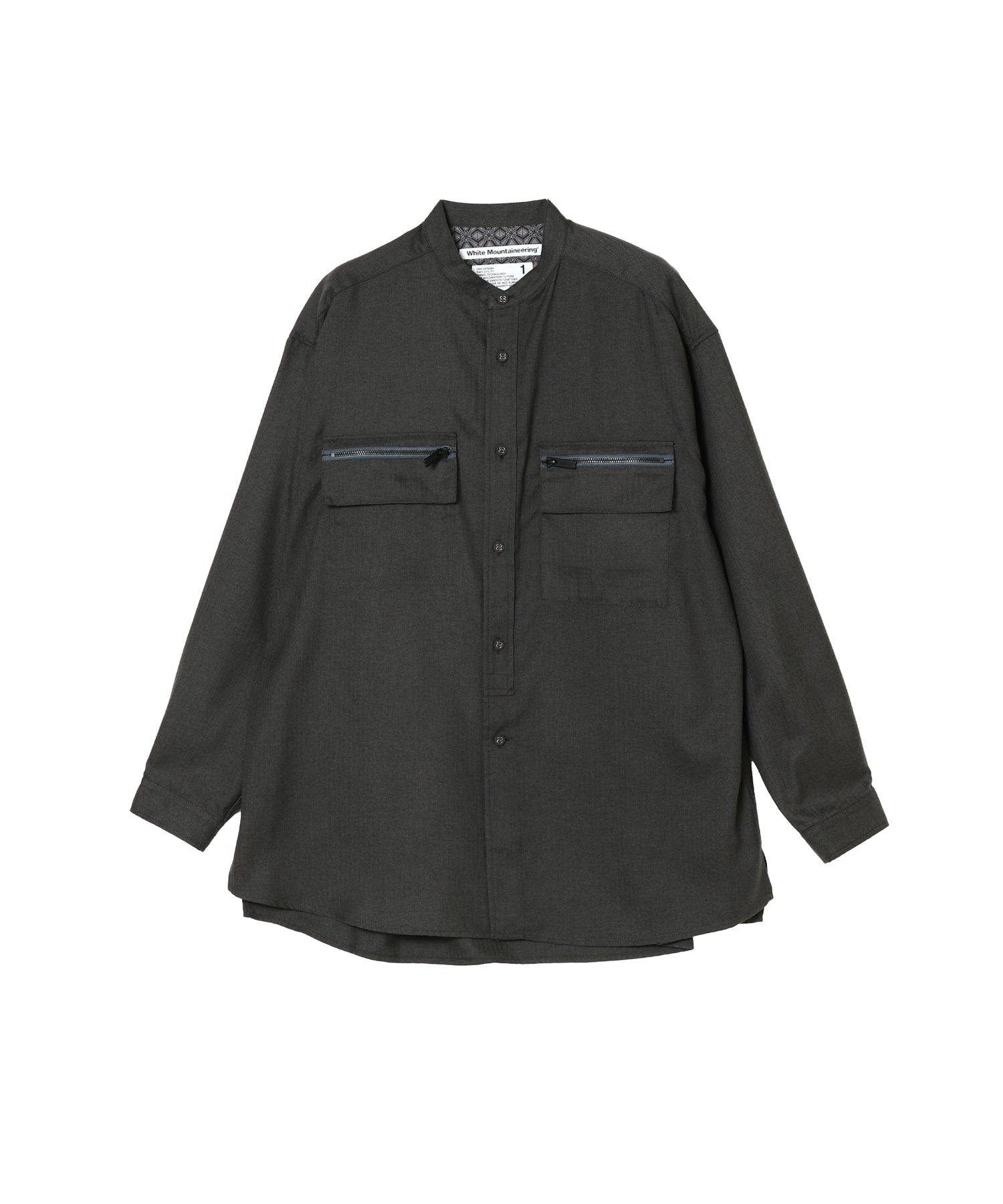 BAND COLLAR MULTI POCKET SHIRT - White Mountaineering (ホワイト