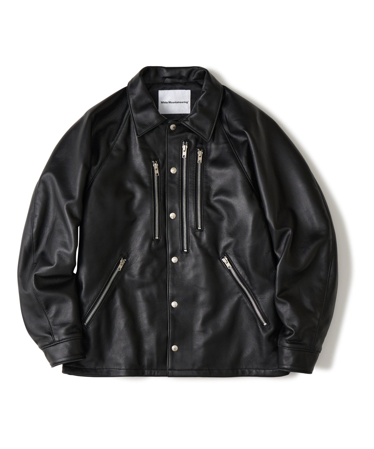WM x Schott LEATHER COACH JACKET