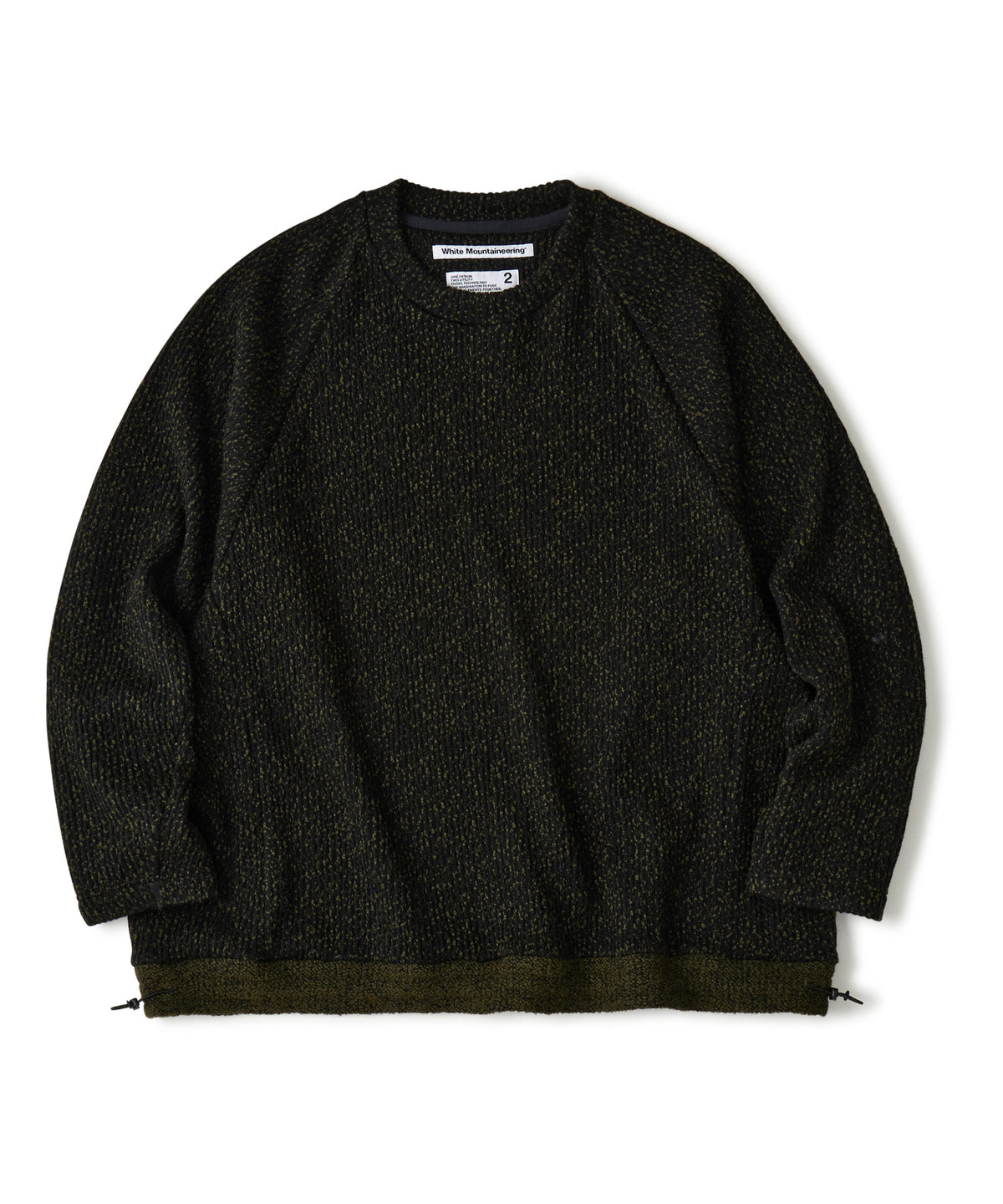 MELANGE WIDE RAGLAN PULLOVER