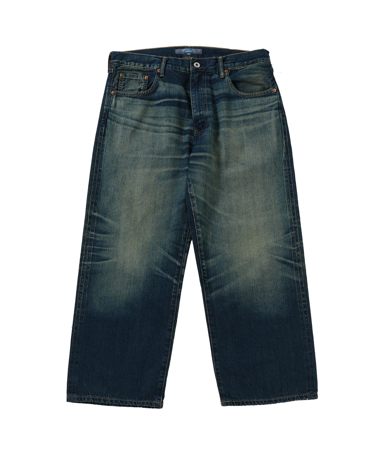 JUNYA WATANABE MAN デニムパンツ S 2006525E0144 綿デニム 製品加工パンツ - JUNYA WATANABE MAN (ジュンヤ