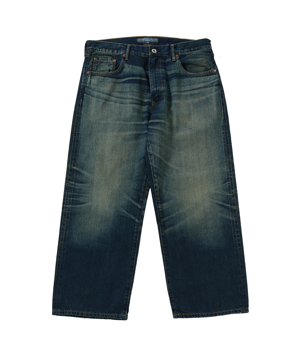 綿デニム 製品加工パンツ