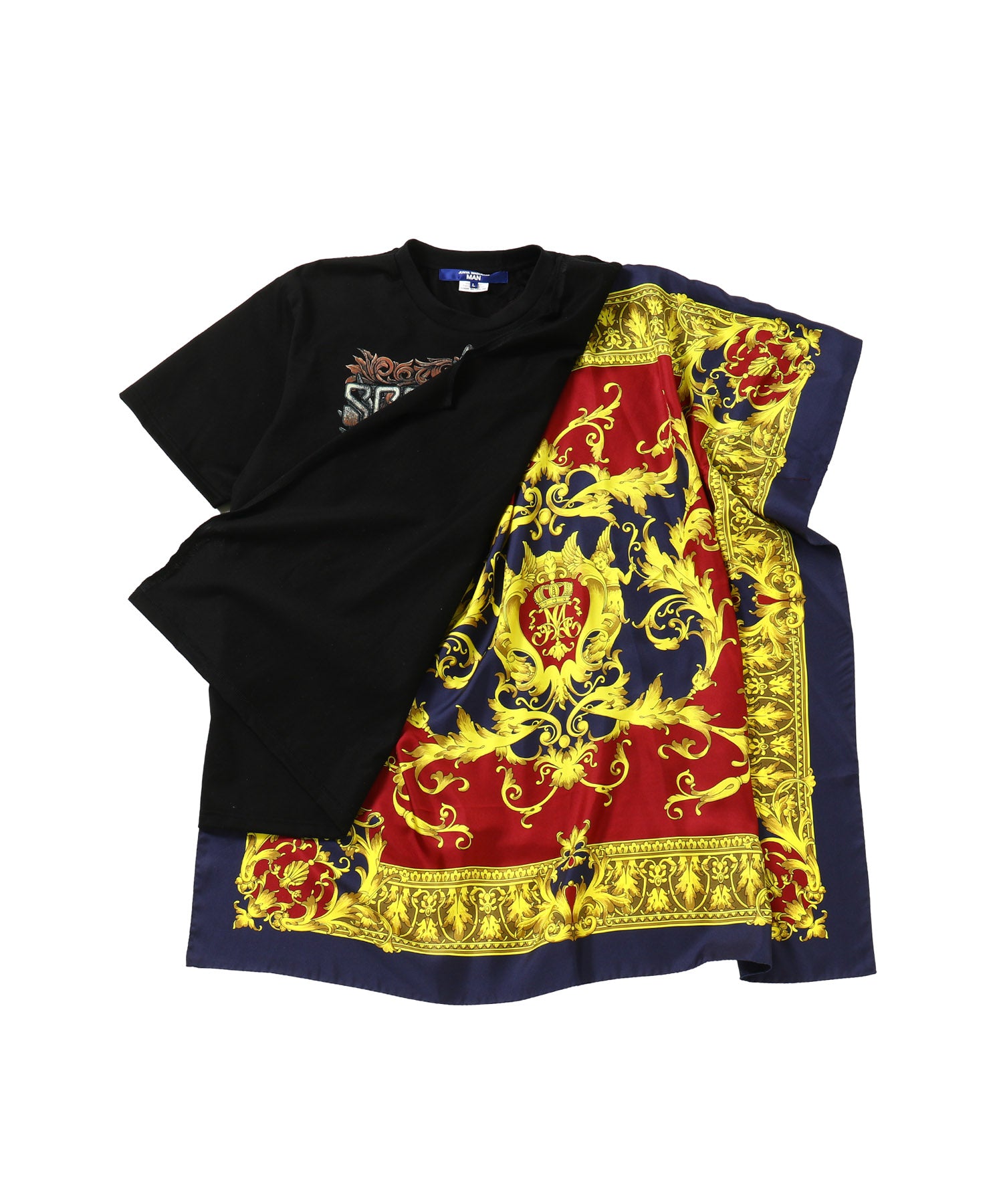 綿度詰天竺プリントSCORPIONS×シルクスカーフTシャツ
