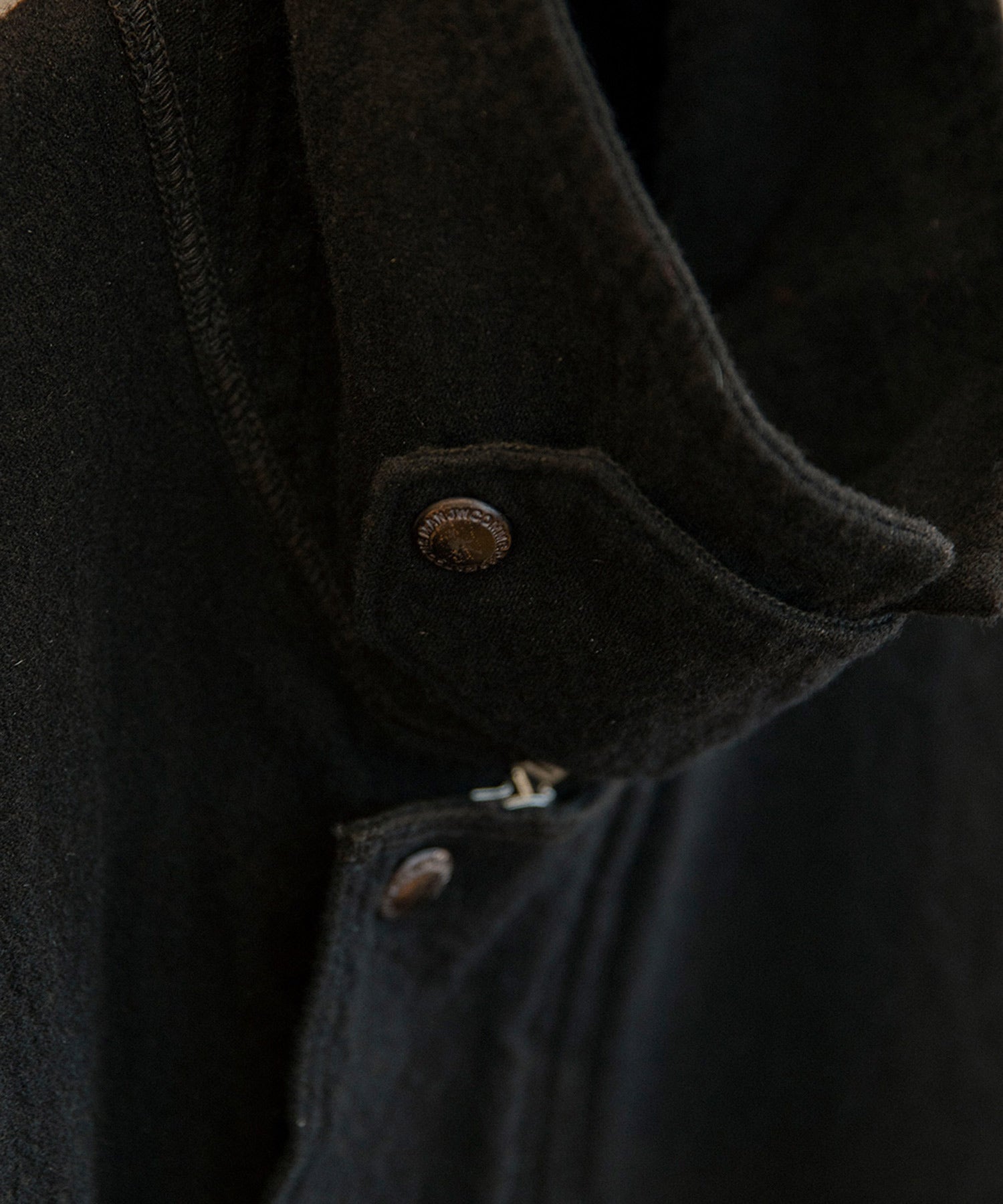ウールアクリルツイル 製品染縮絨 Filson Wネーム
