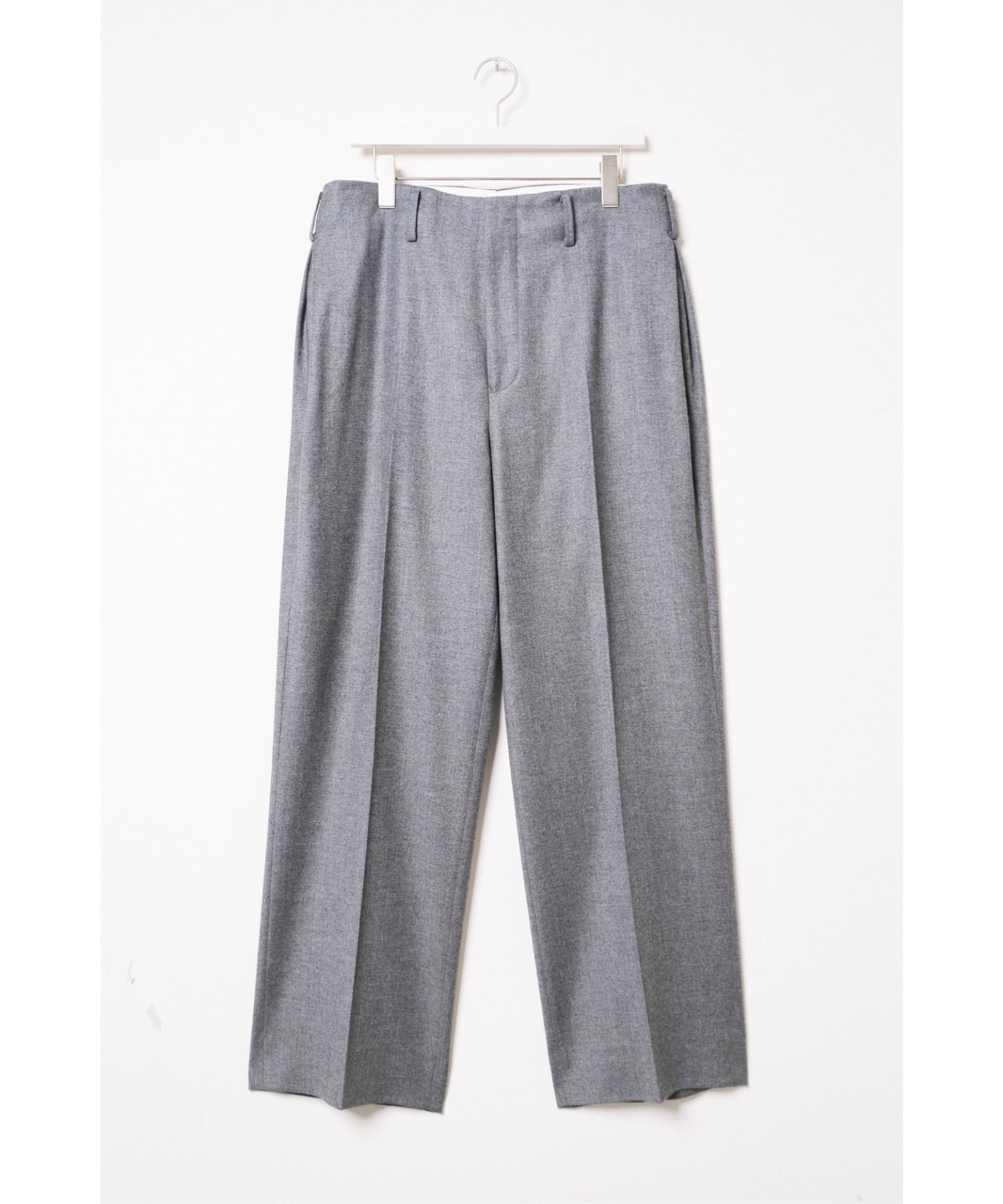 Side Tucked Trousers - WEWILL (ウィーウィル) - bottom (ボトムス