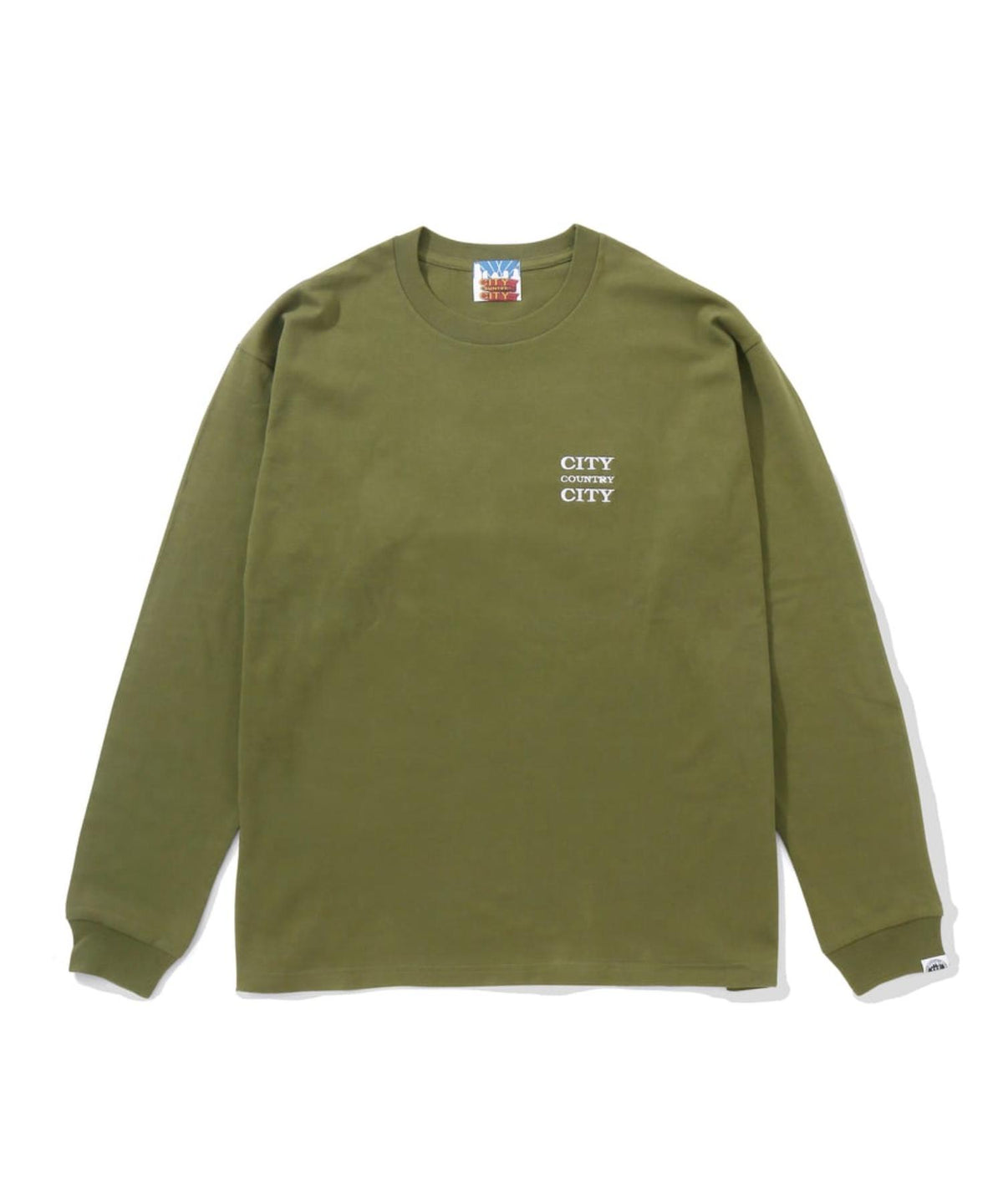 Embroidered Logo Cotton L/s T-shirt