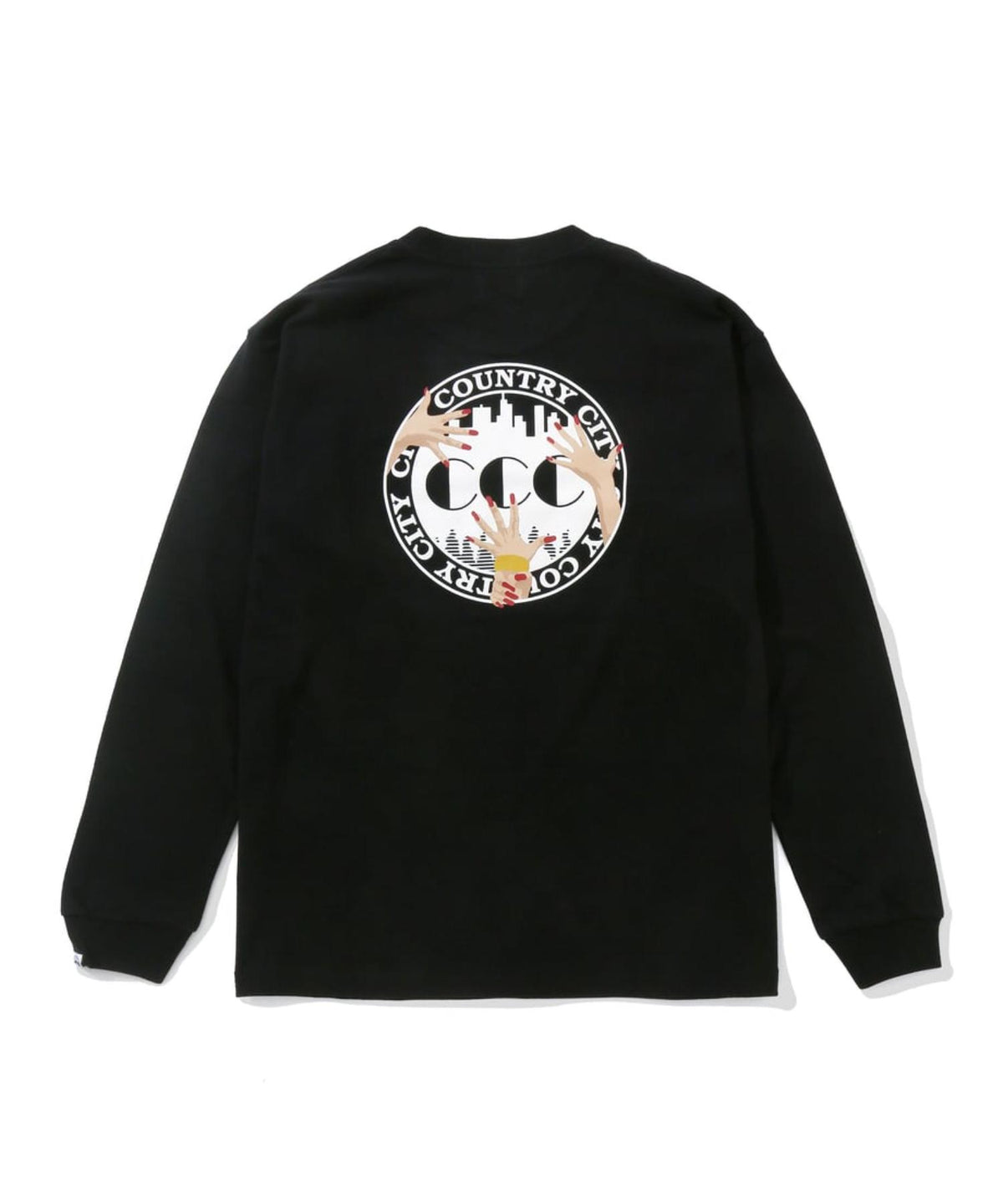 Embroidered Logo Cotton L/s T-shirt