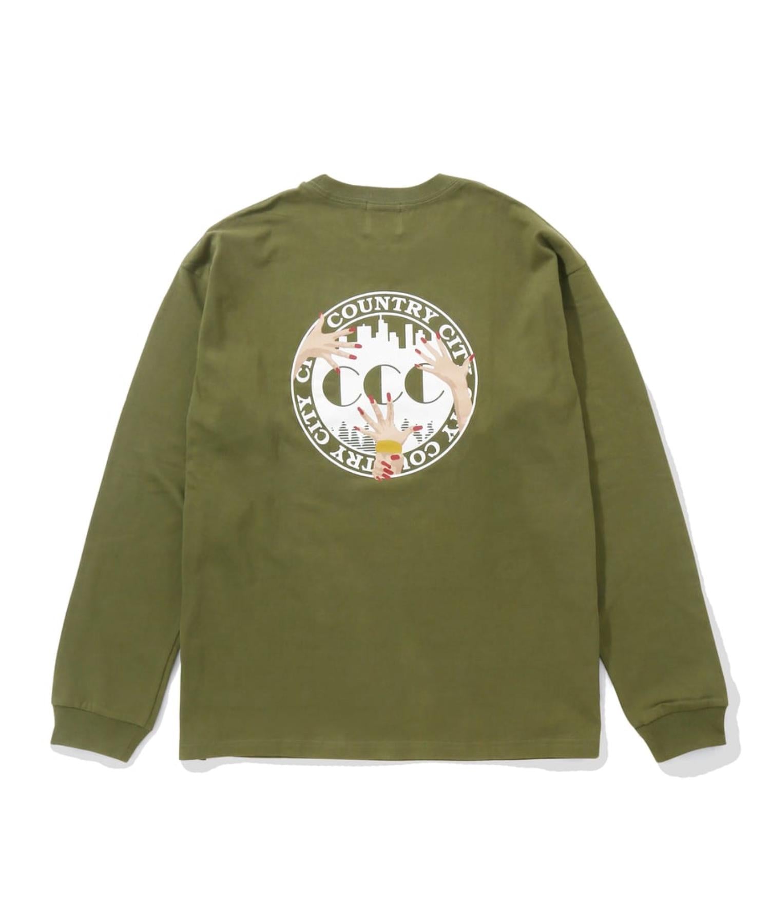 Embroidered Logo Cotton L/s T-shirt