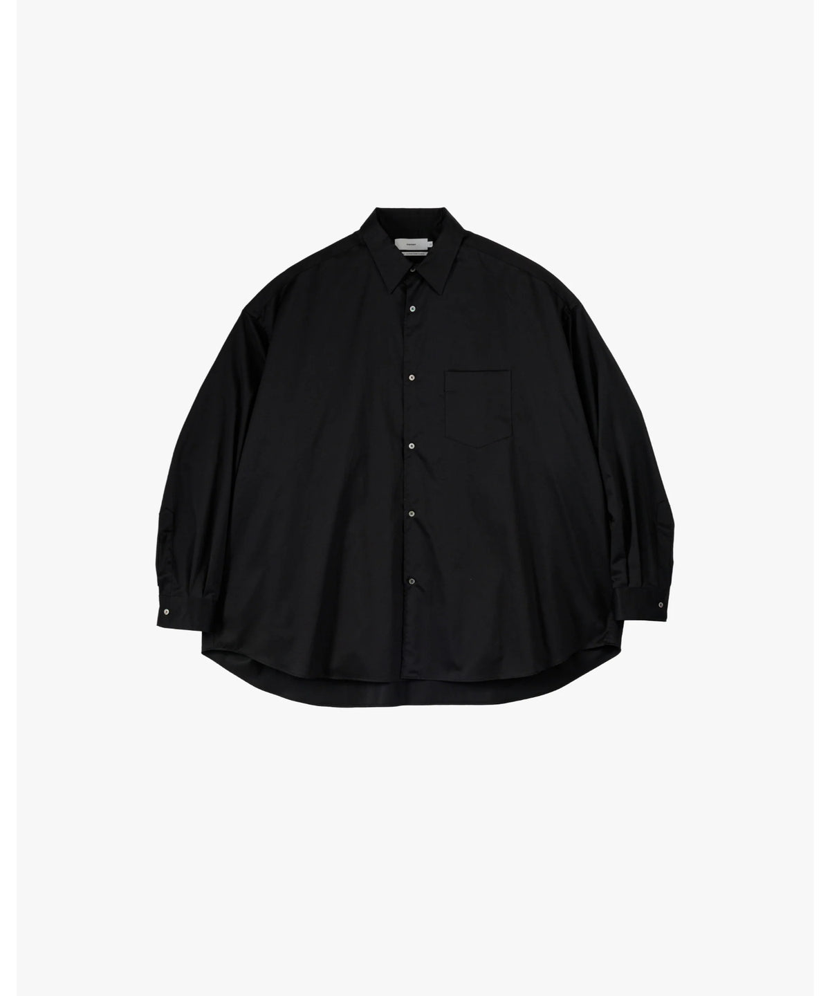Silicon Poplin Oversized Regular Collar Shirt