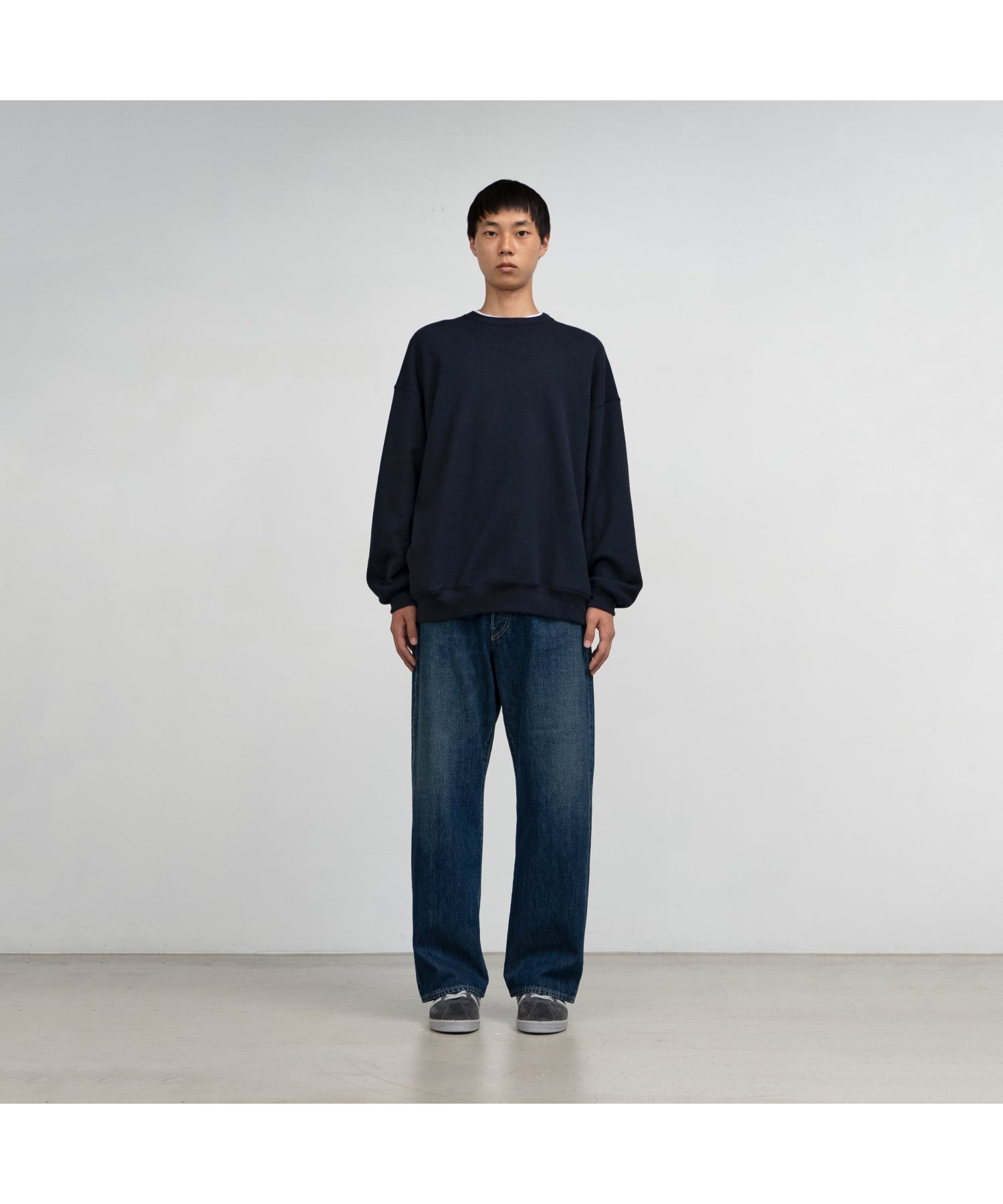 Selvage Denim Five Pocket Wide Straight Pants