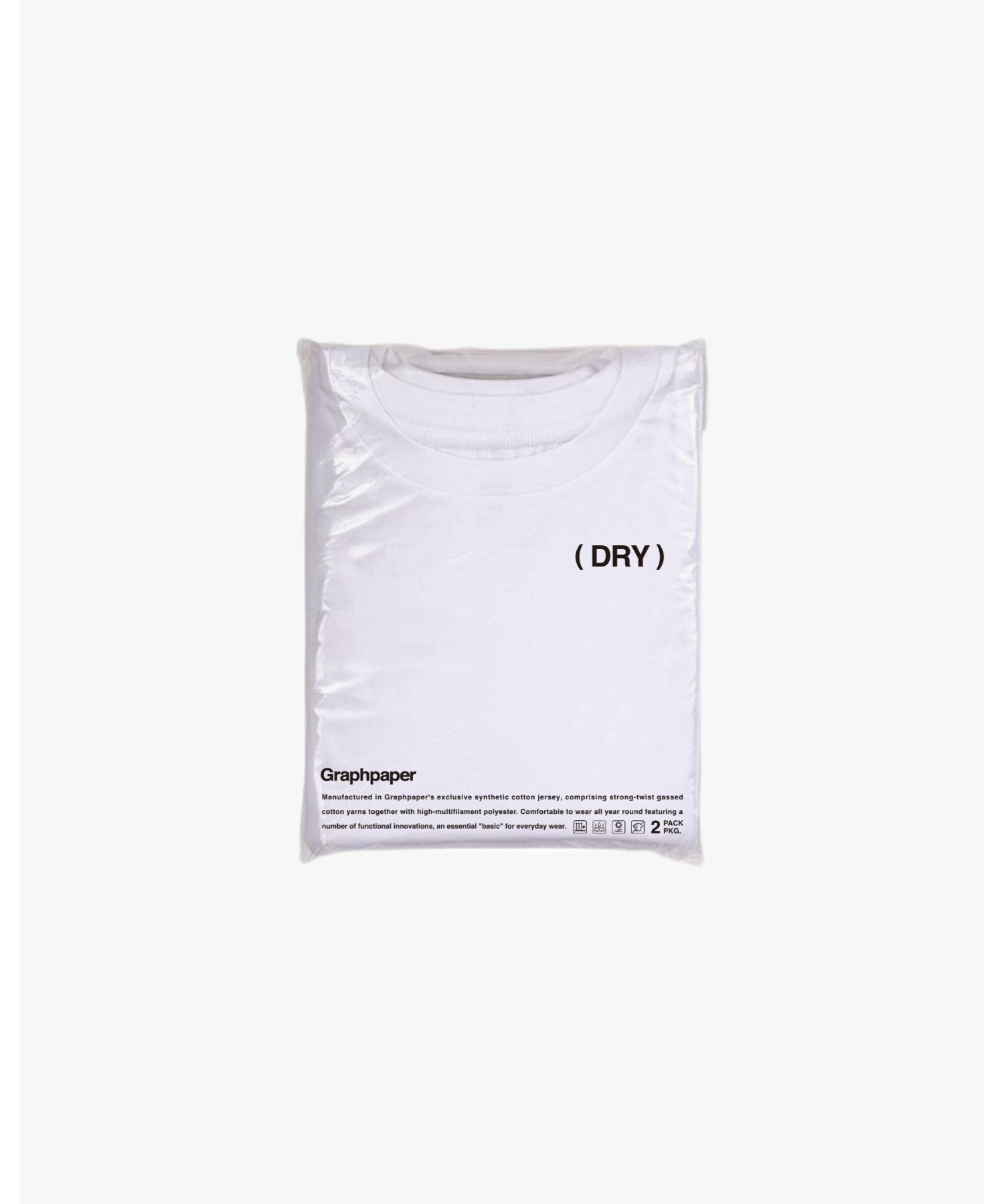 DRY 2-Pack Crew Neck Tee - Graphpaper (グラフペーパー) - tops