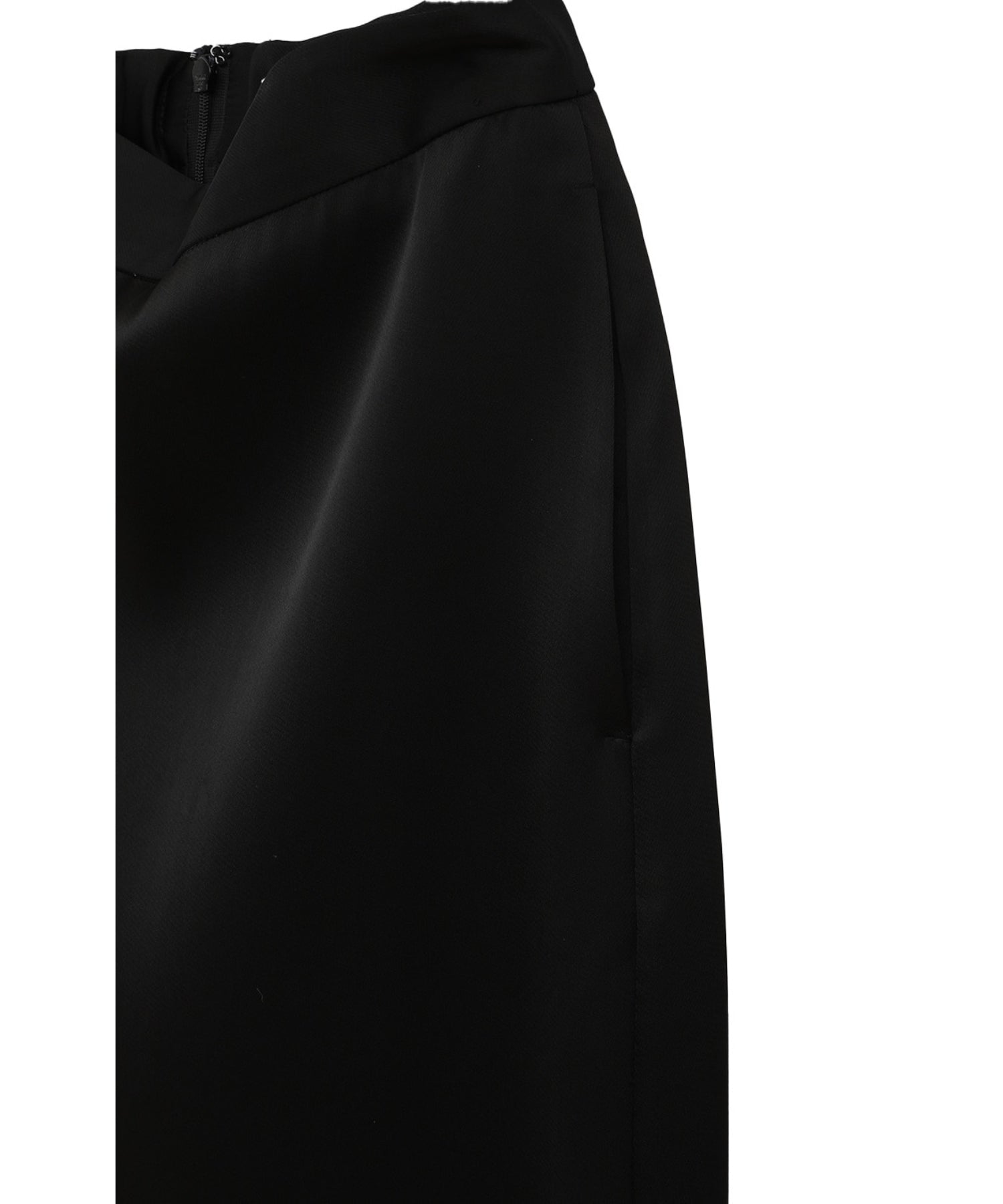 2WAY ADJUST SATIN STRAIGHT SKIRT