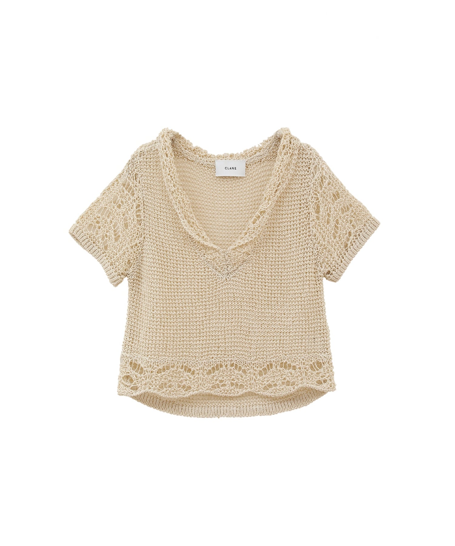CROPPED CROCHET KNIT TOPS