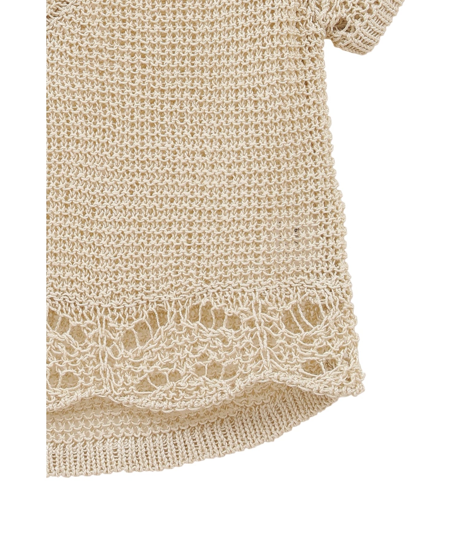 CROPPED CROCHET KNIT TOPS
