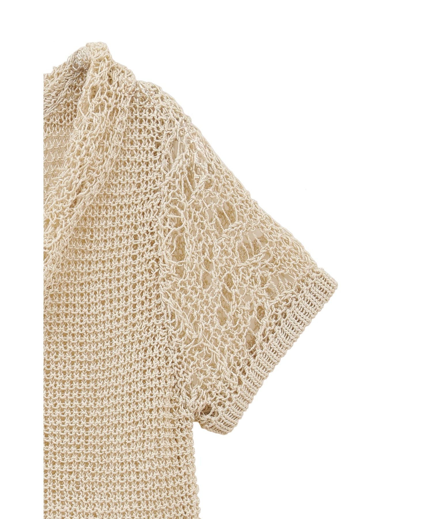 CROPPED CROCHET KNIT TOPS