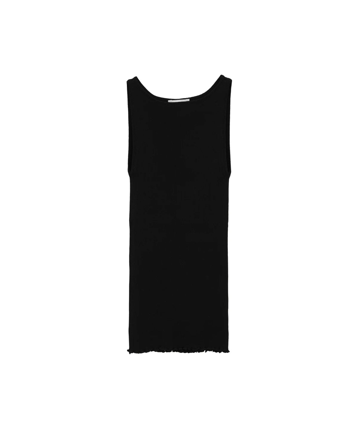 BOAT NECK RIB KNIT TANK TOPS