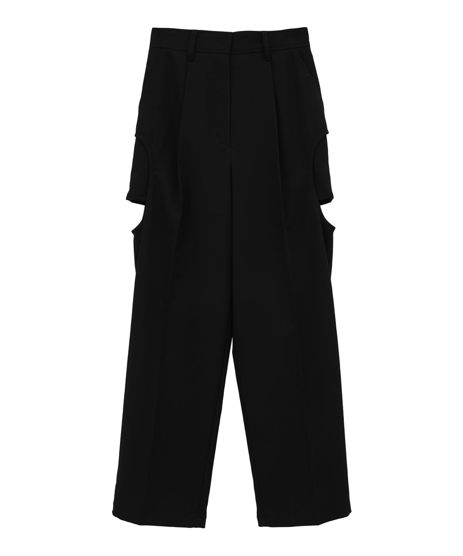 SIDE CIRCLE CUT PANTS