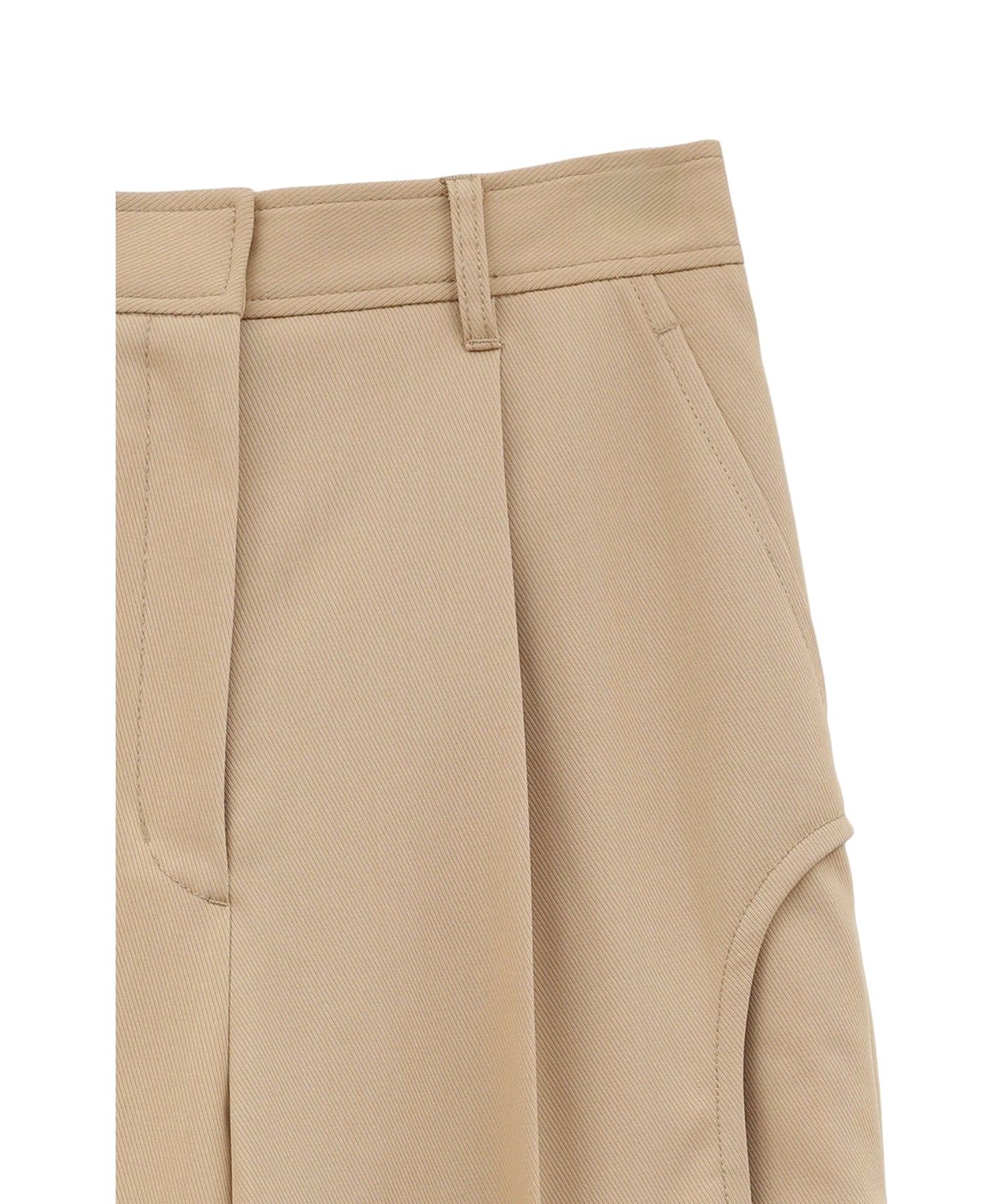 SIDE CIRCLE CUT PANTS