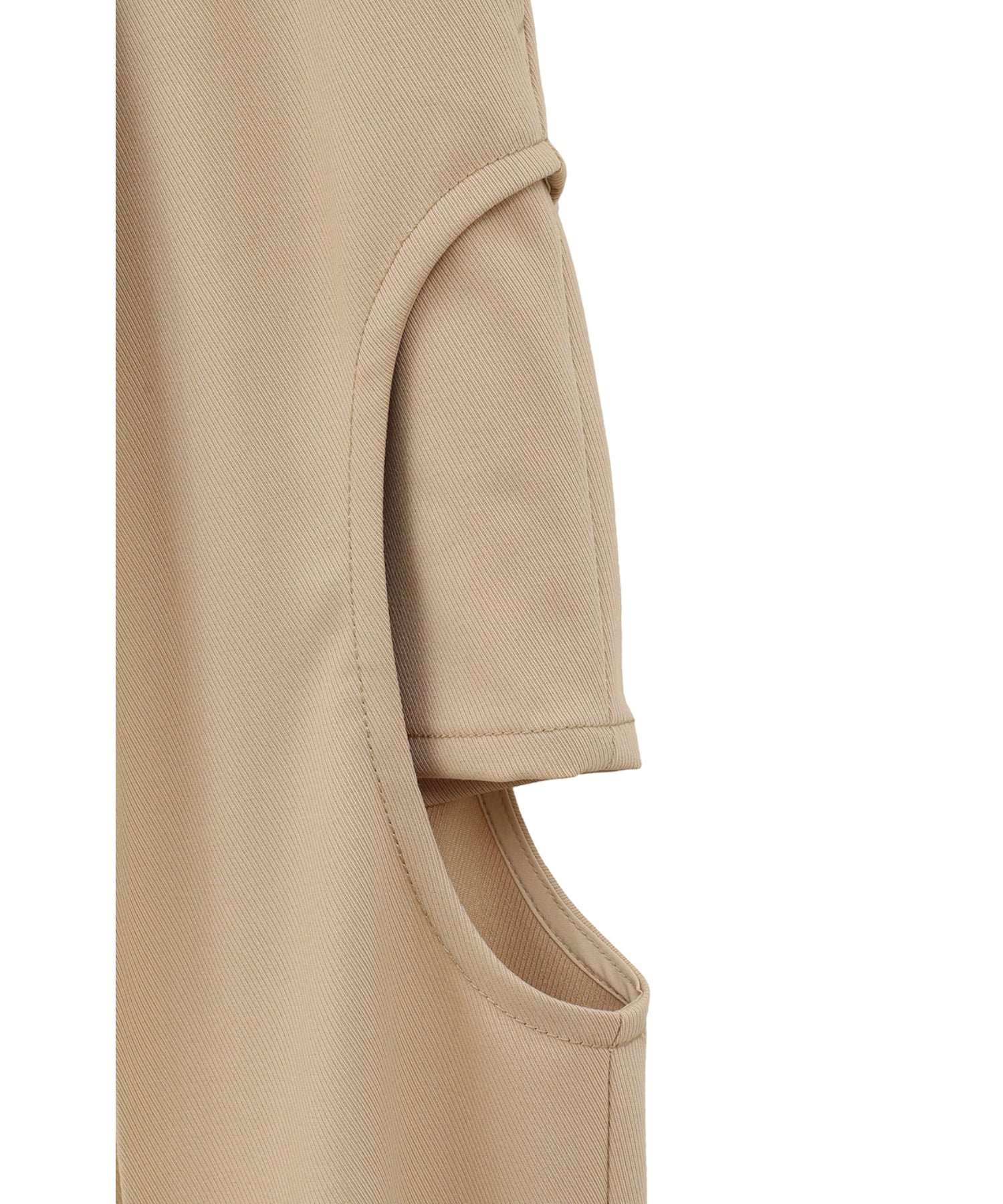 SIDE CIRCLE CUT PANTS