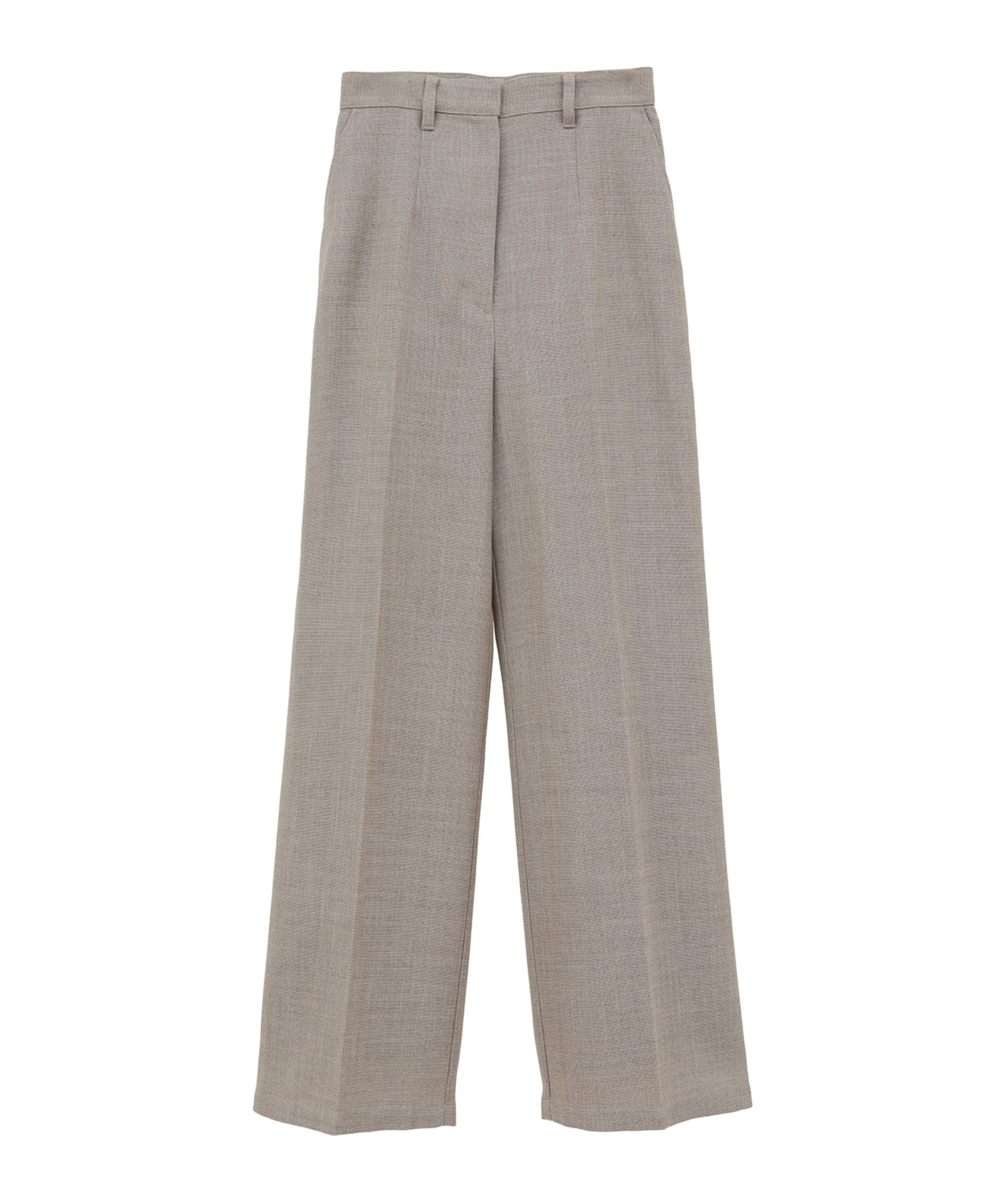 CENTER CLEASE STRAIGHT PANTS